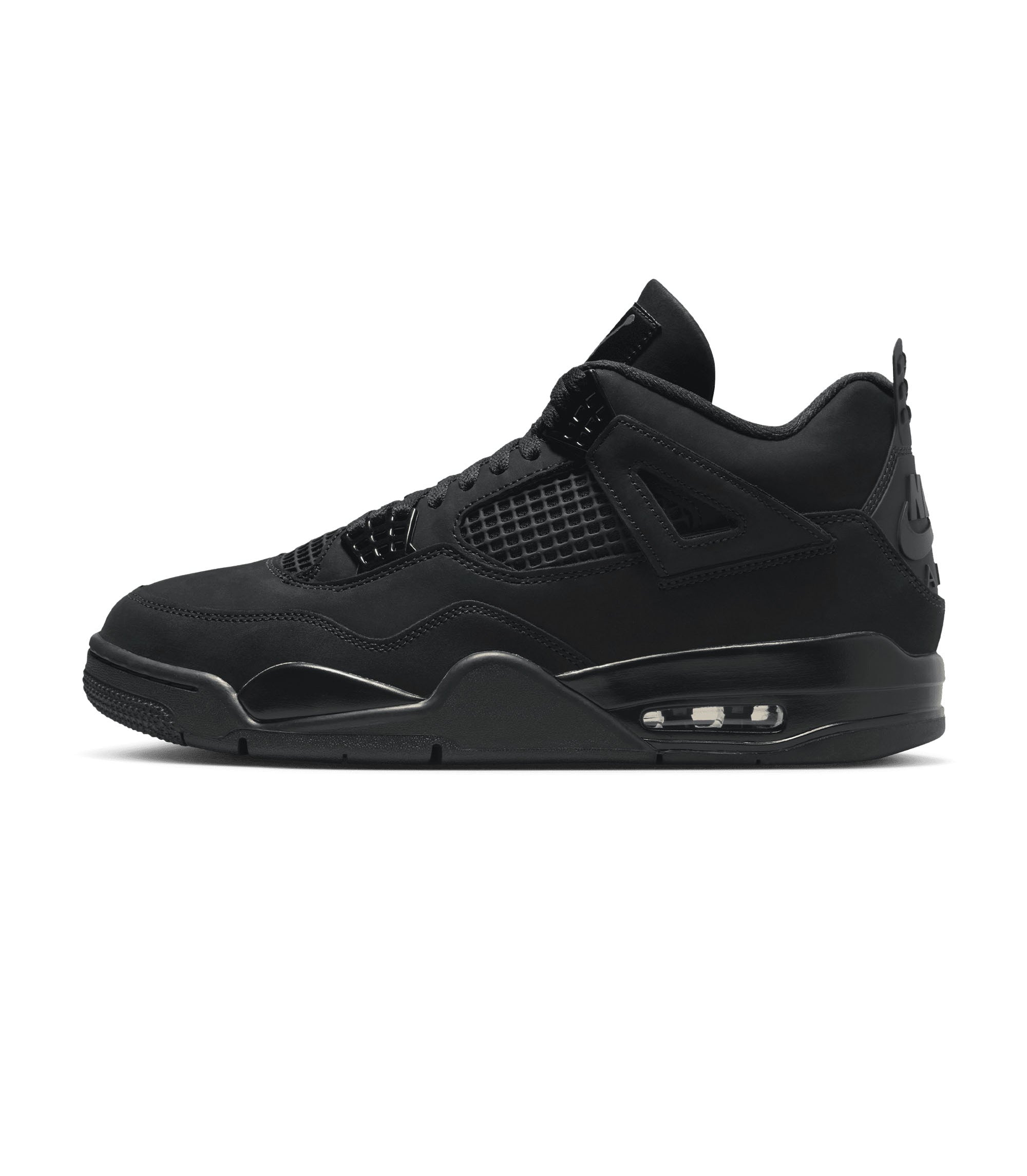 Air Jordan 4 Retro "Black Cat" - Black / Black / Light Graphite