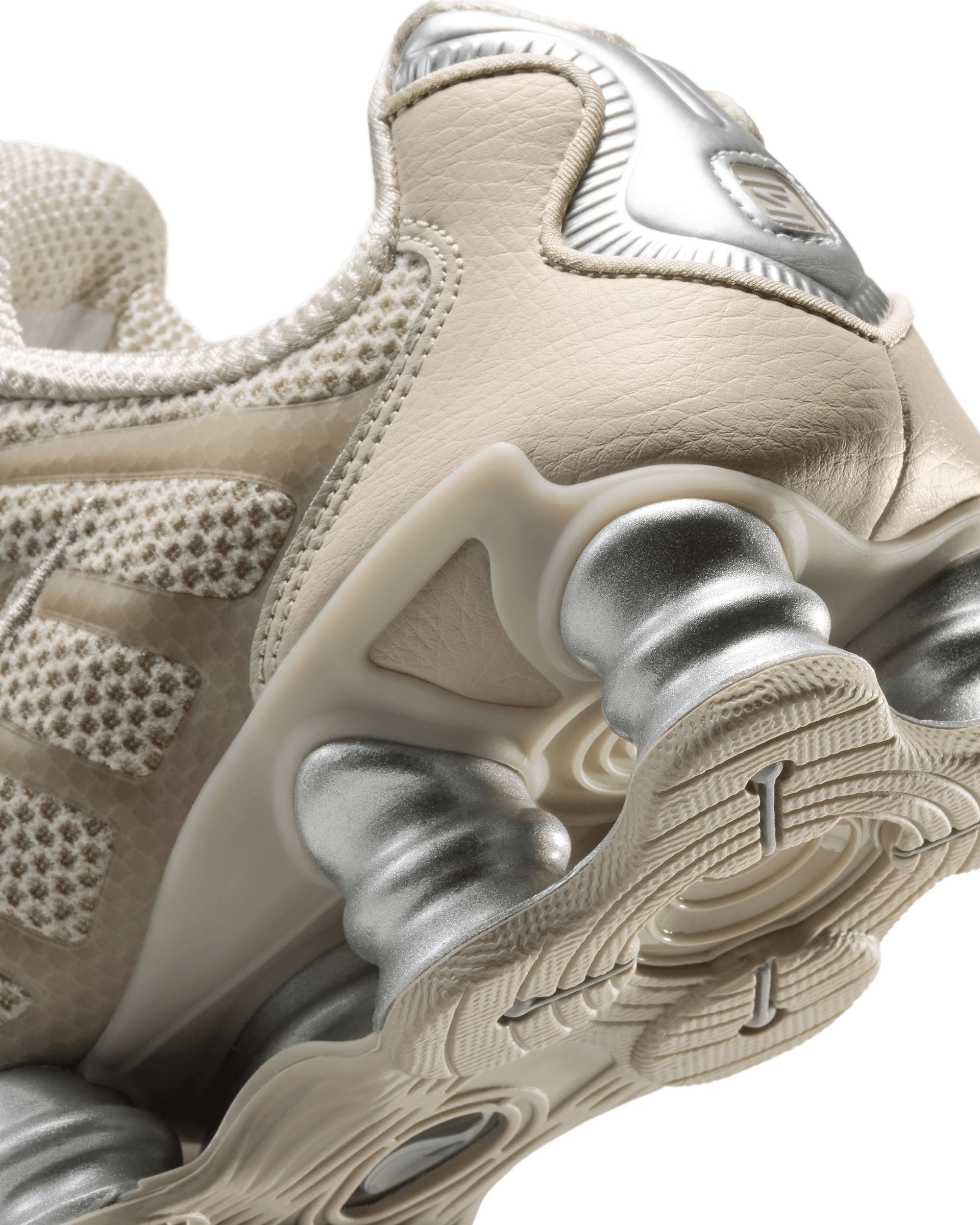 Women's Shox TL - Cream / Black / Metallic Silver