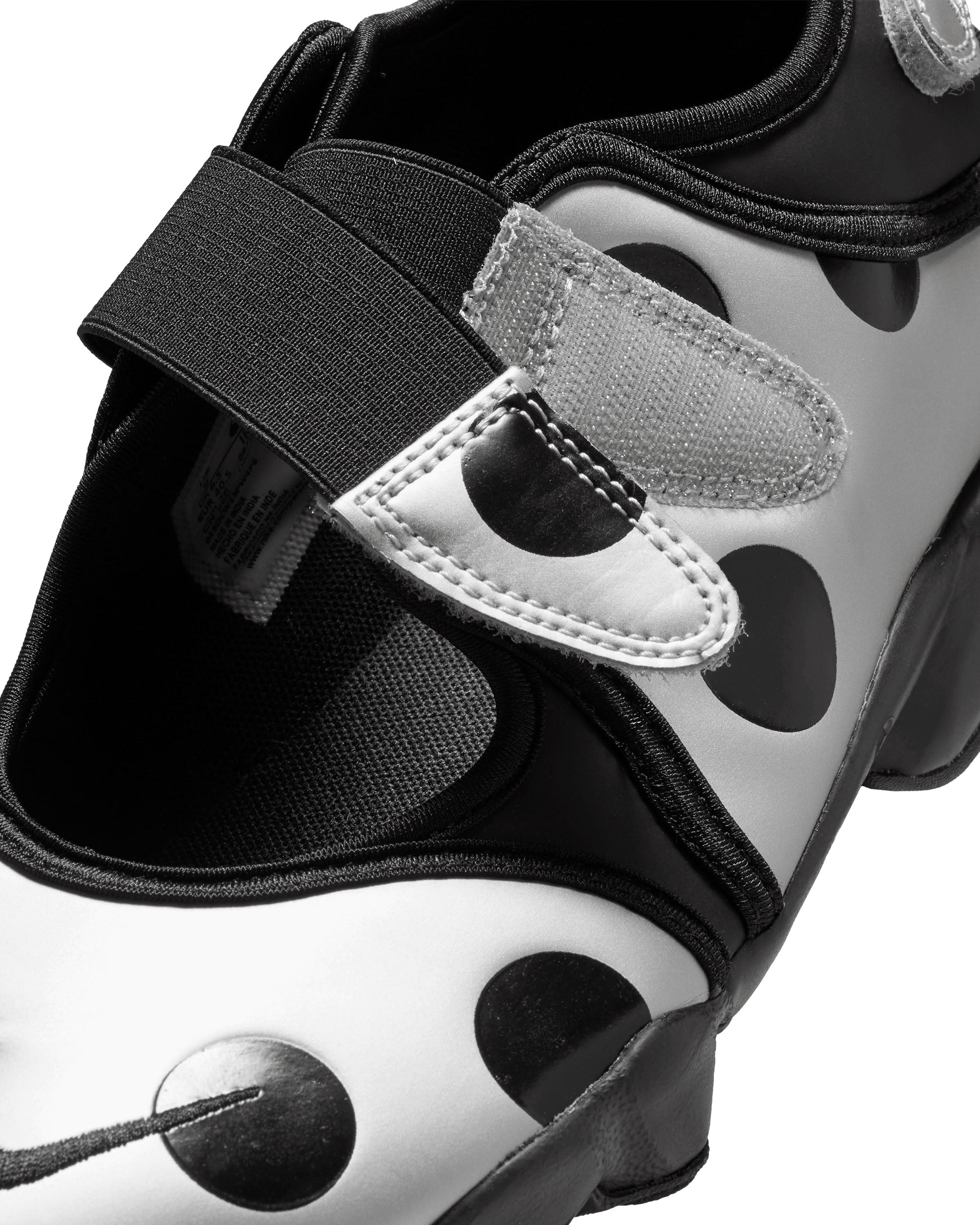 Womens Air Rift Polka Dot - Black / Metallic Silver