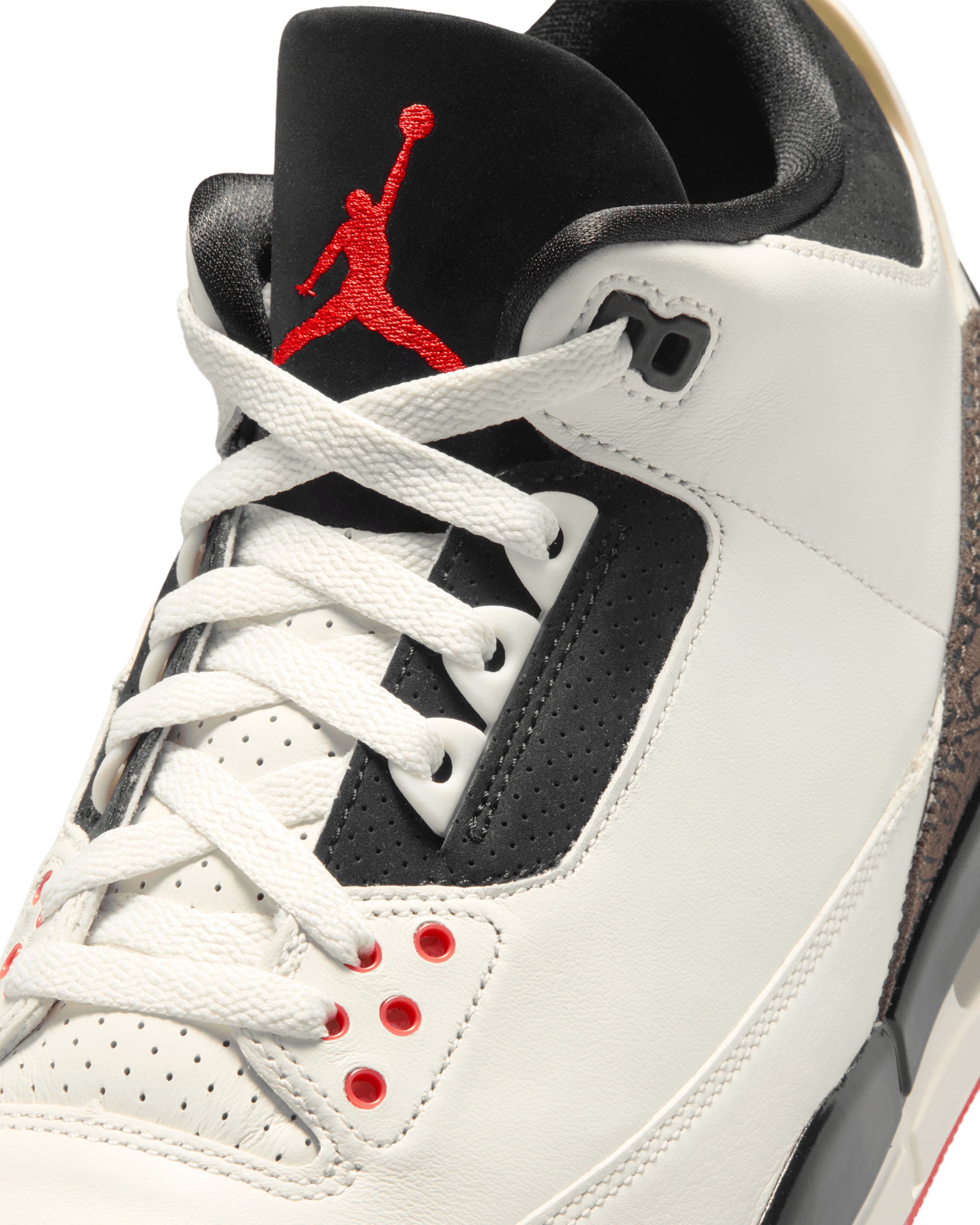 Air Jordan 3 Retro OG "World's Best Dad" - Sail / Black / University Red / Pale Ivory