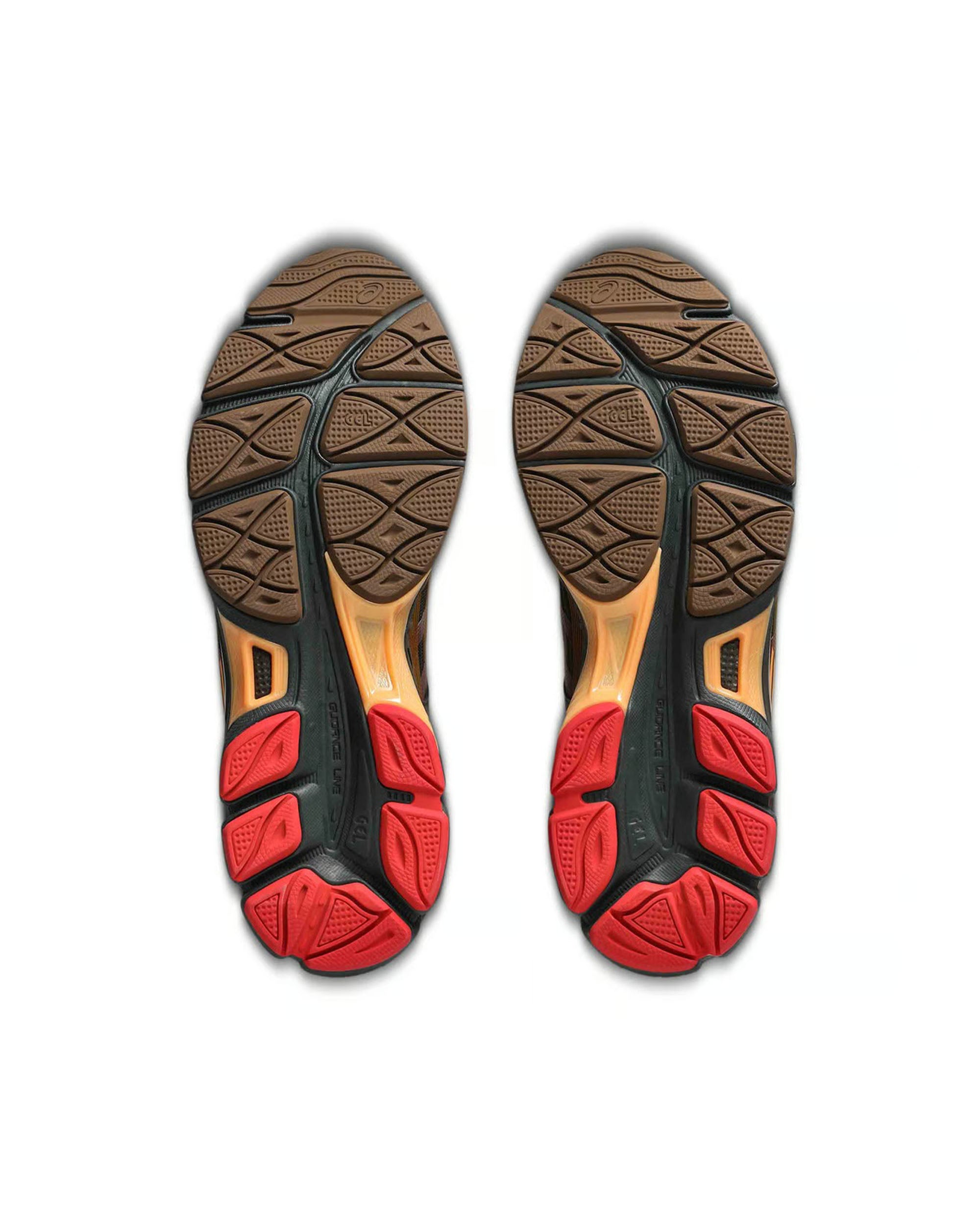 US8-S Gel-SJ33 - Black Coffee / Orange Lily