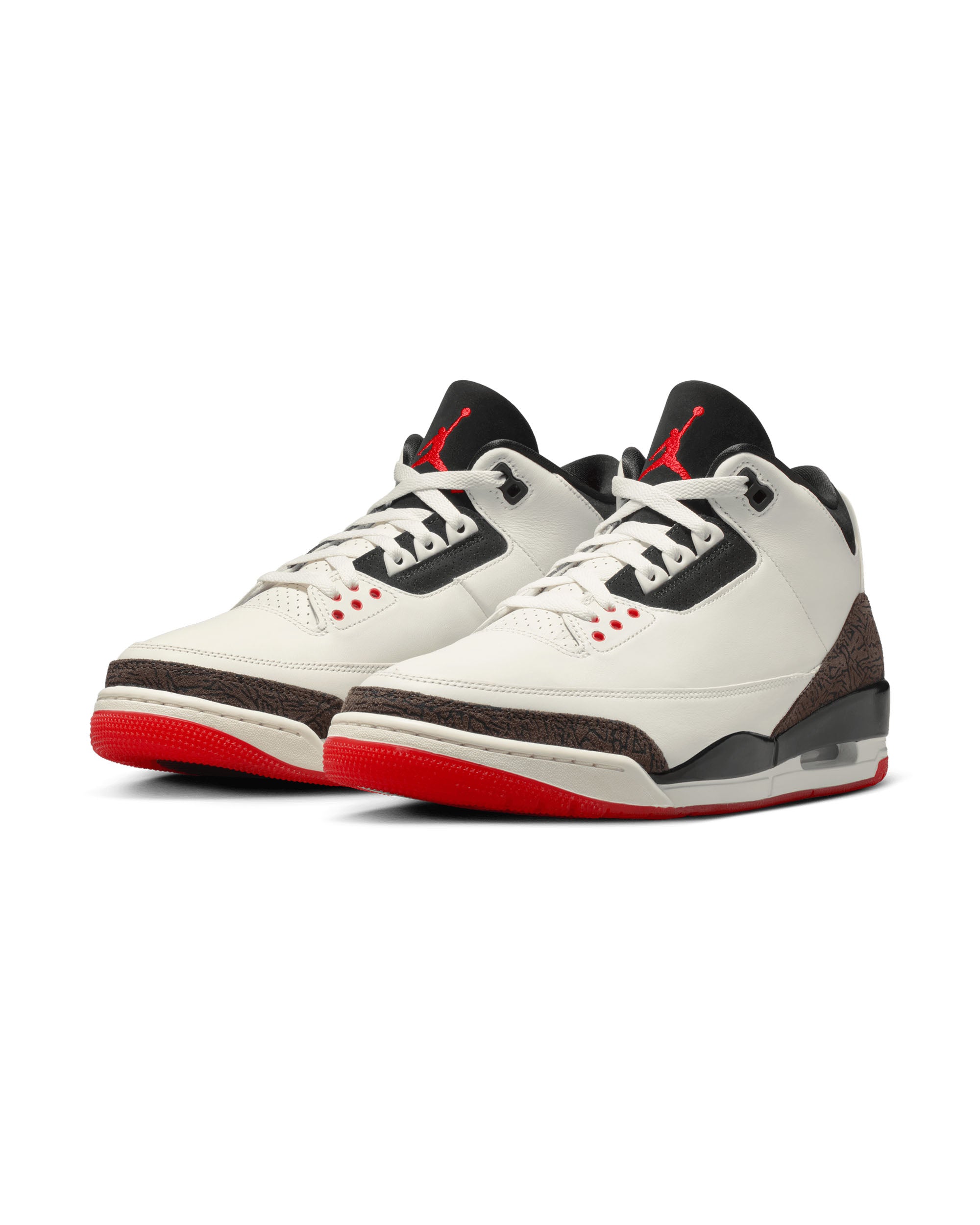 Air Jordan 3 Retro OG "World's Best Dad" - Sail / Black / University Red / Pale Ivory