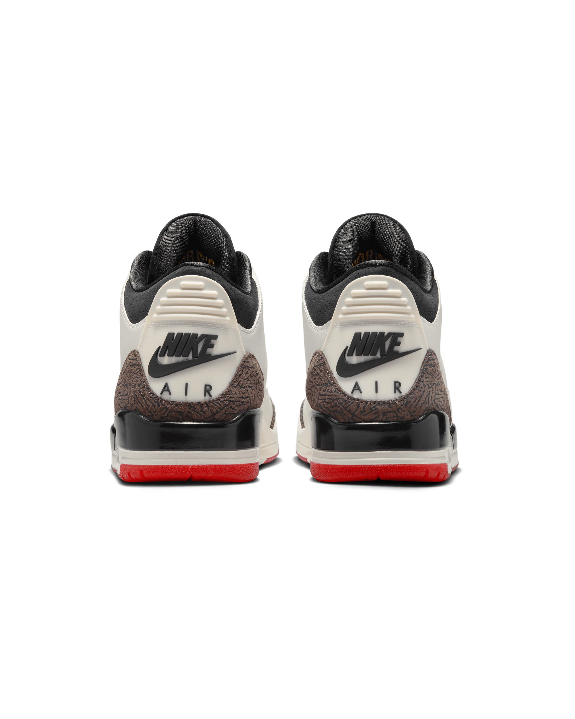 Air Jordan 3 Retro OG "World's Best Dad" - Sail / Black / University Red / Pale Ivory