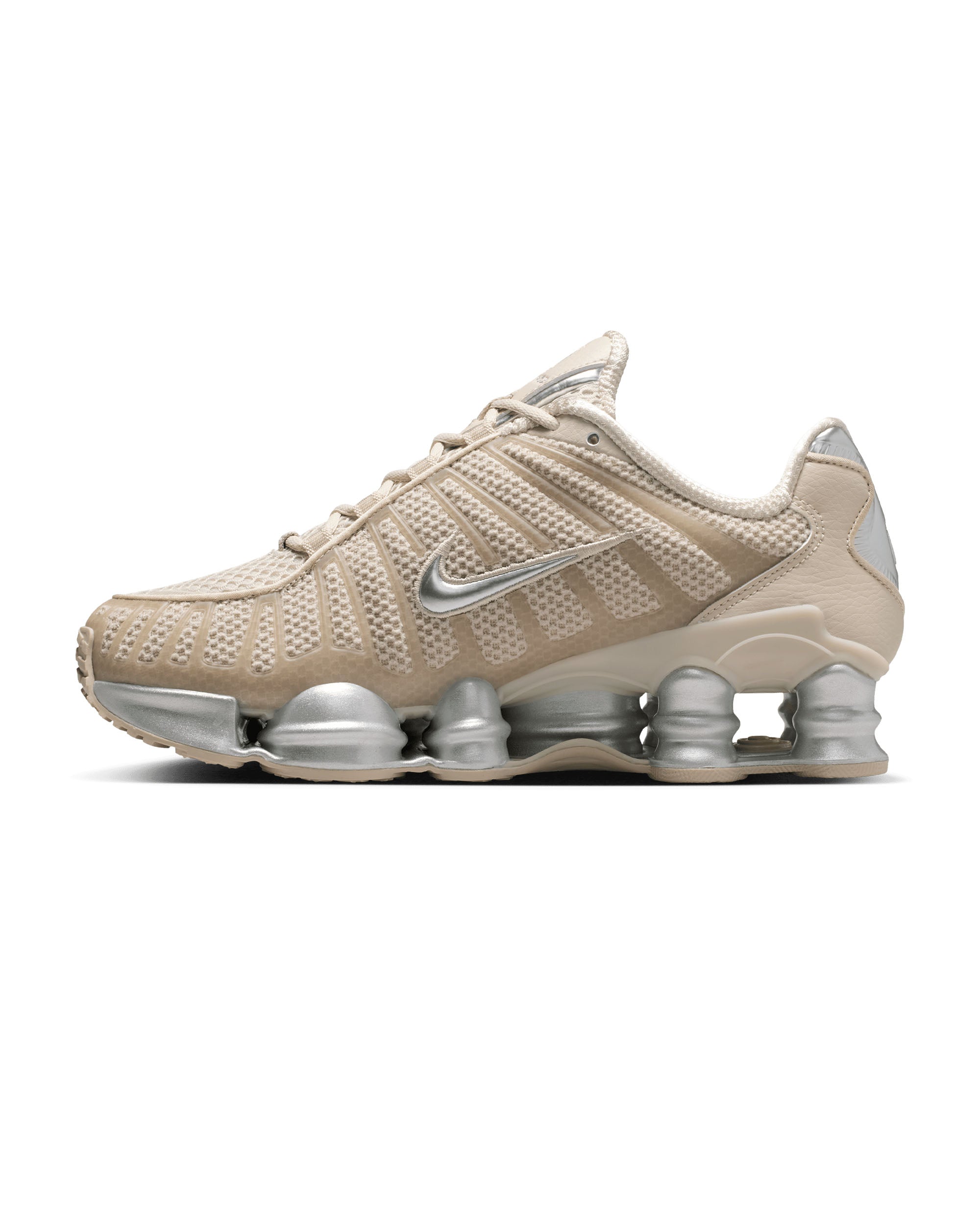 Women's Shox TL - Cream / Black / Metallic Silver