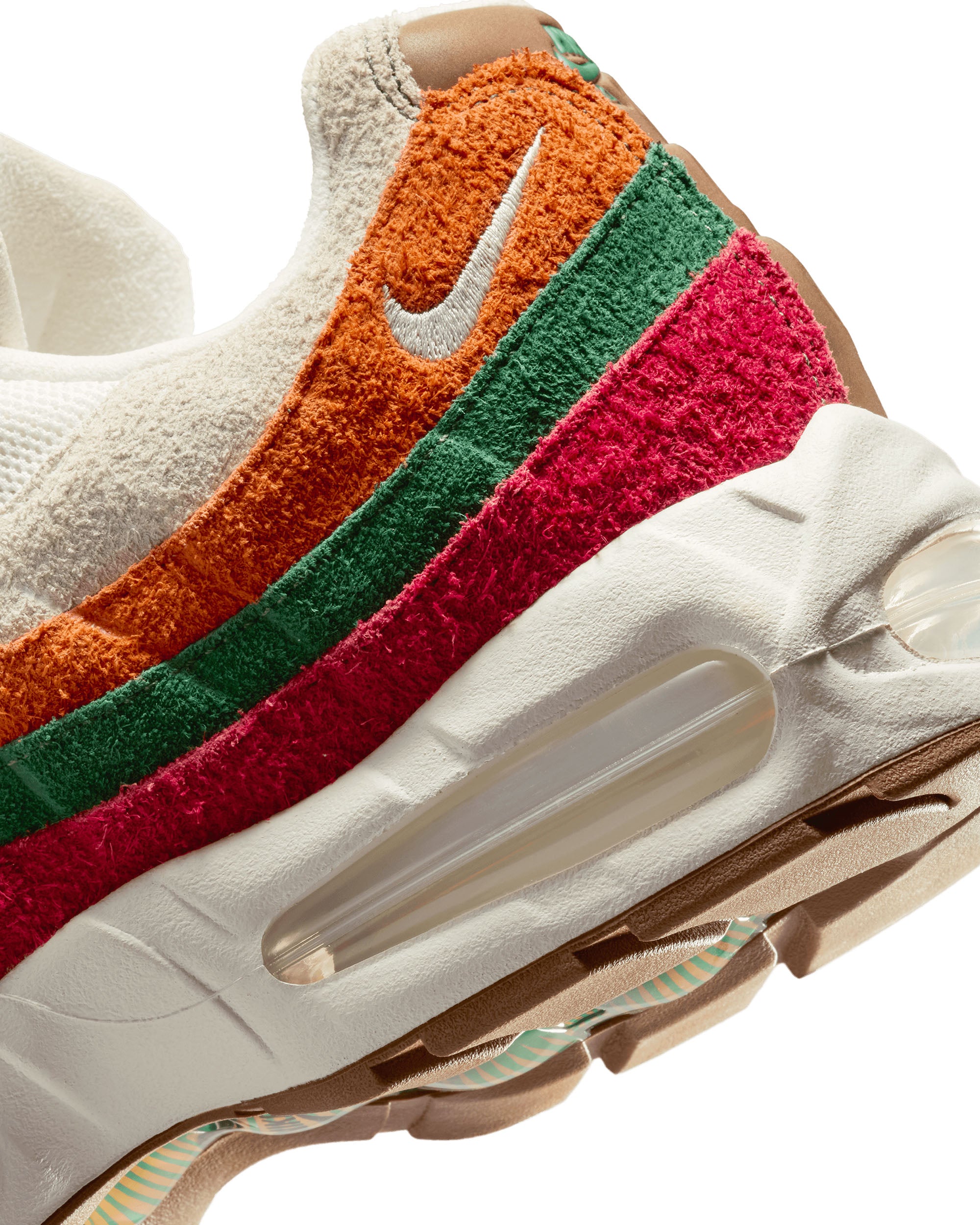 Air Max 95 Big Bubble - Sail / Metallic Silver / Total Orange