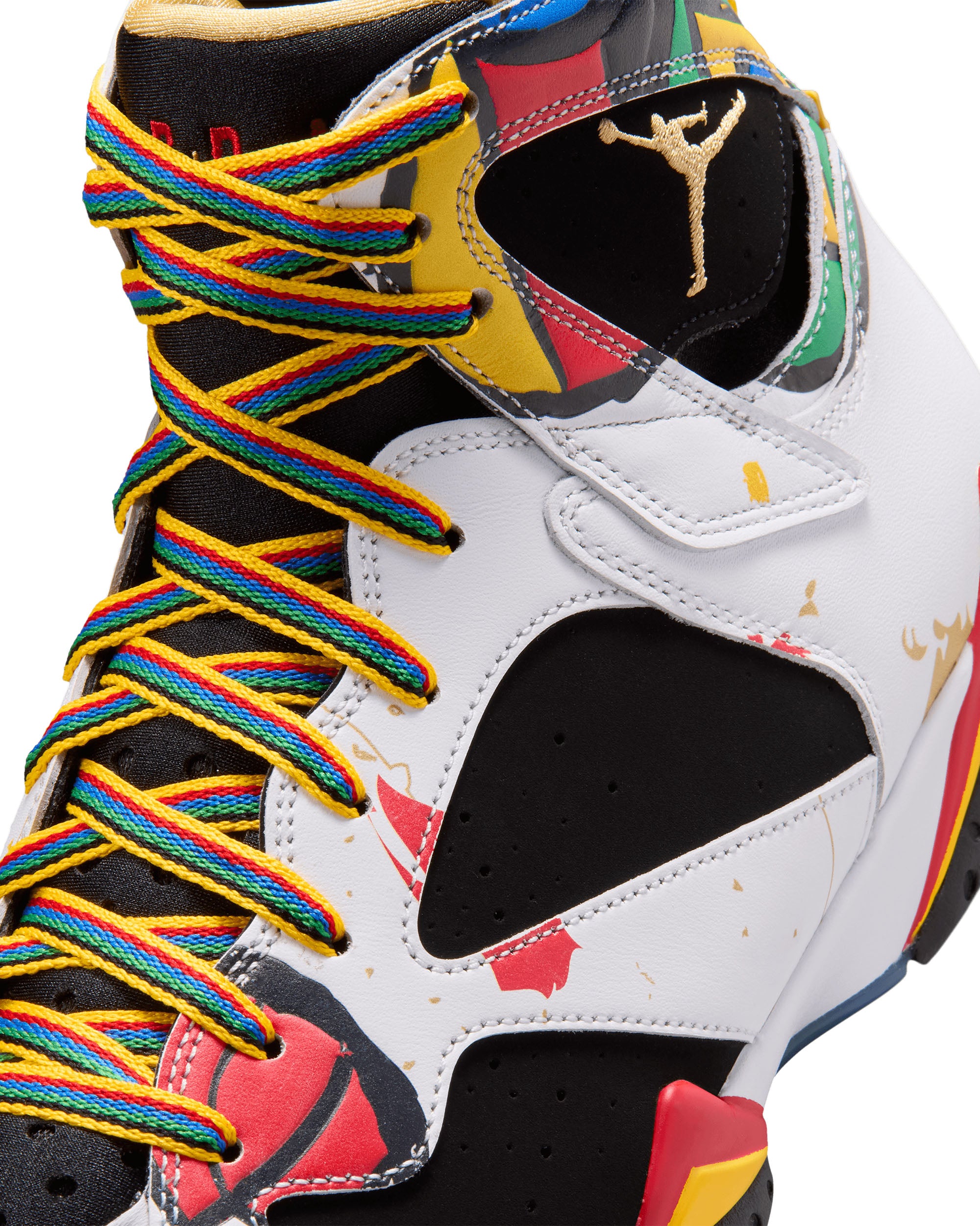 Air Jordan 7 Retro "Miro" - White / Metallic Gold / Sport Red