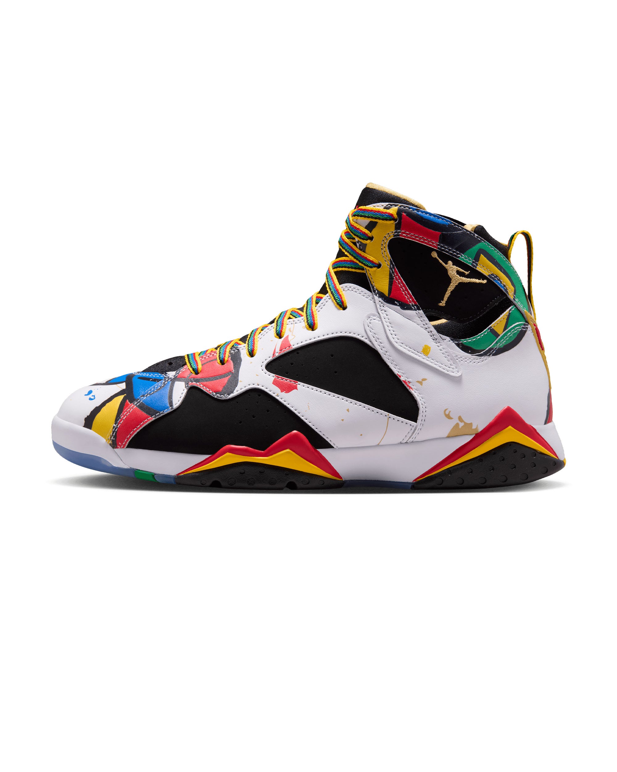 Air Jordan 7 Retro "Miro" - White / Metallic Gold / Sport Red