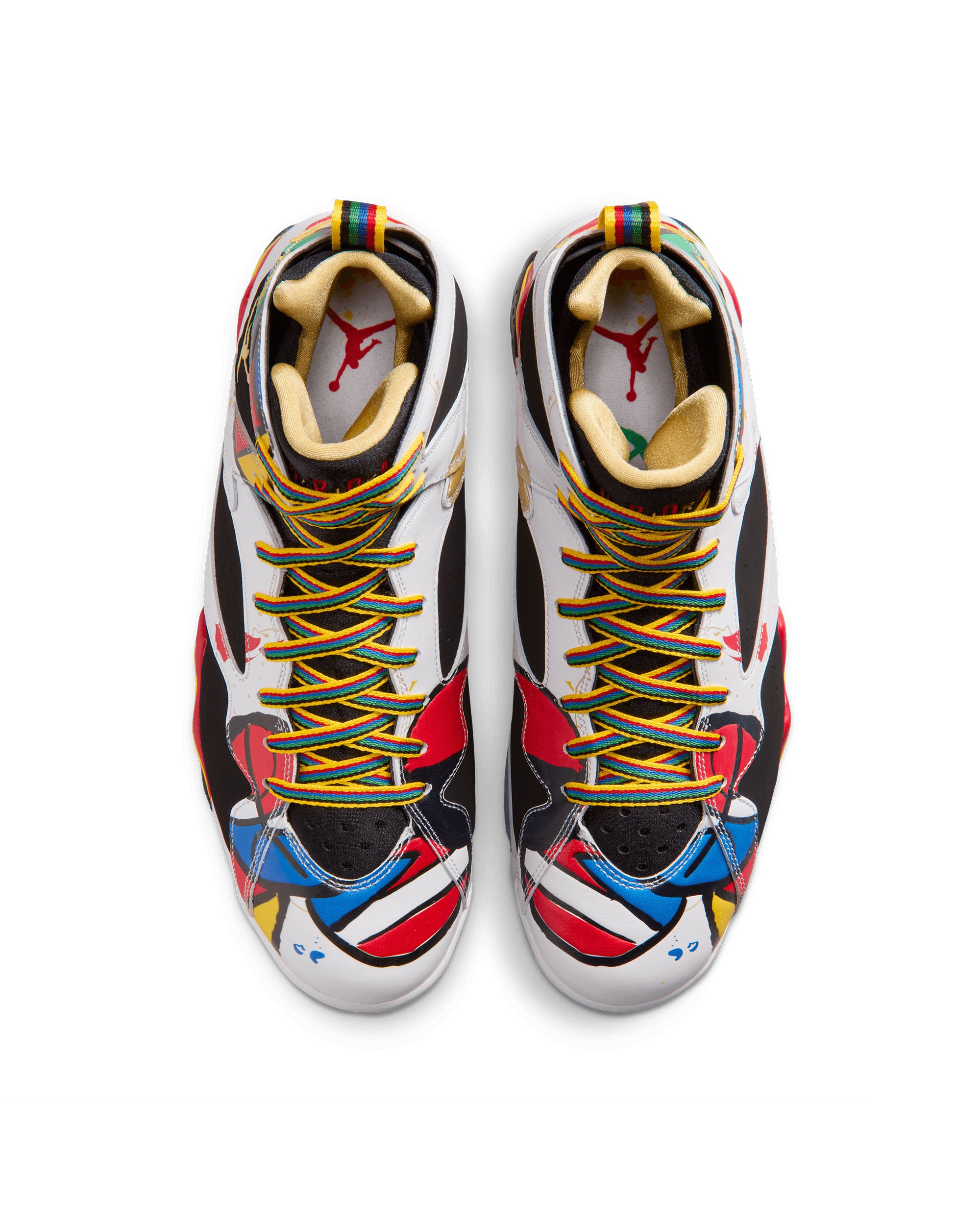 Air Jordan 7 Retro "Miro" - White / Metallic Gold / Sport Red