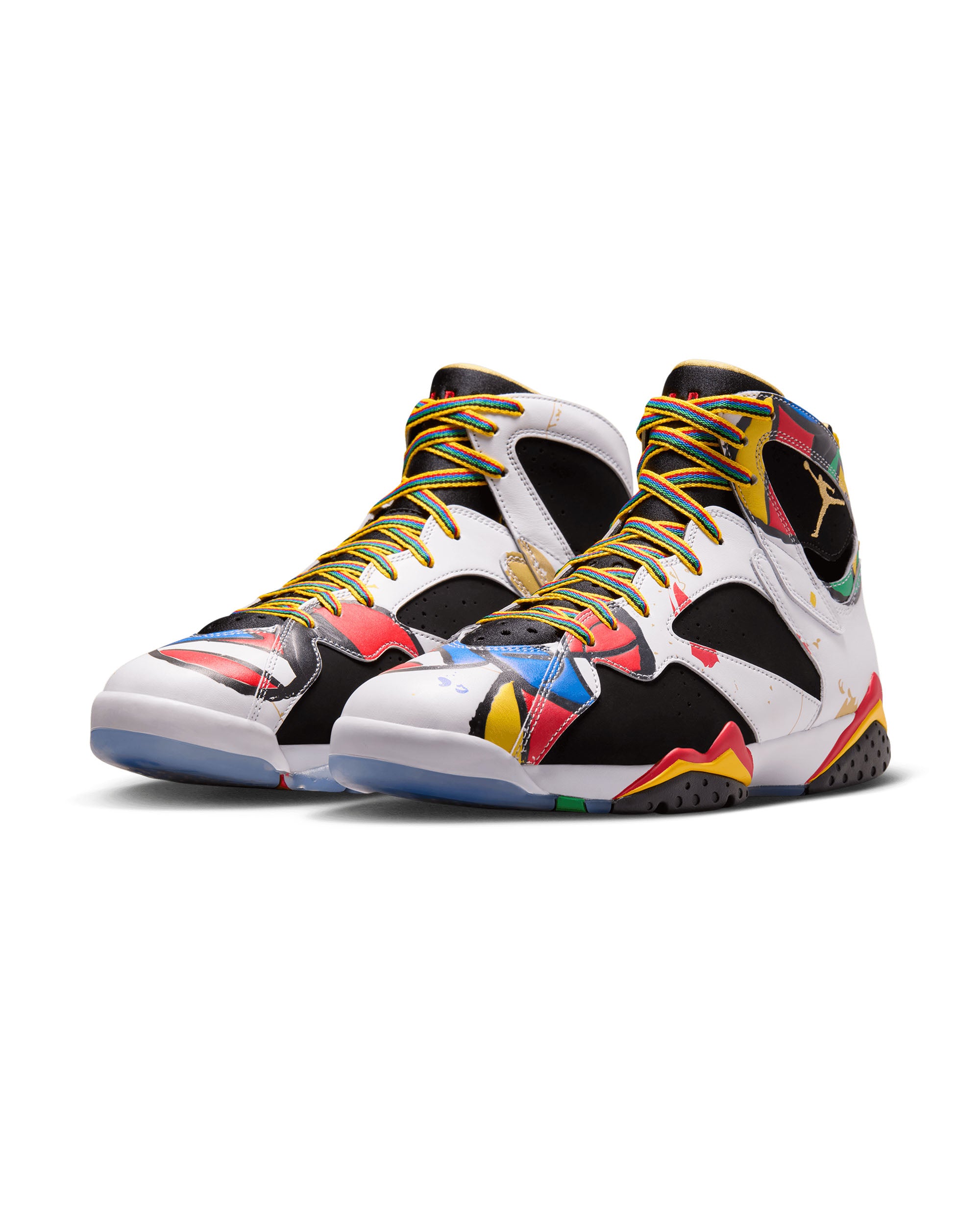 Air Jordan 7 Retro "Miro" - White / Metallic Gold / Sport Red