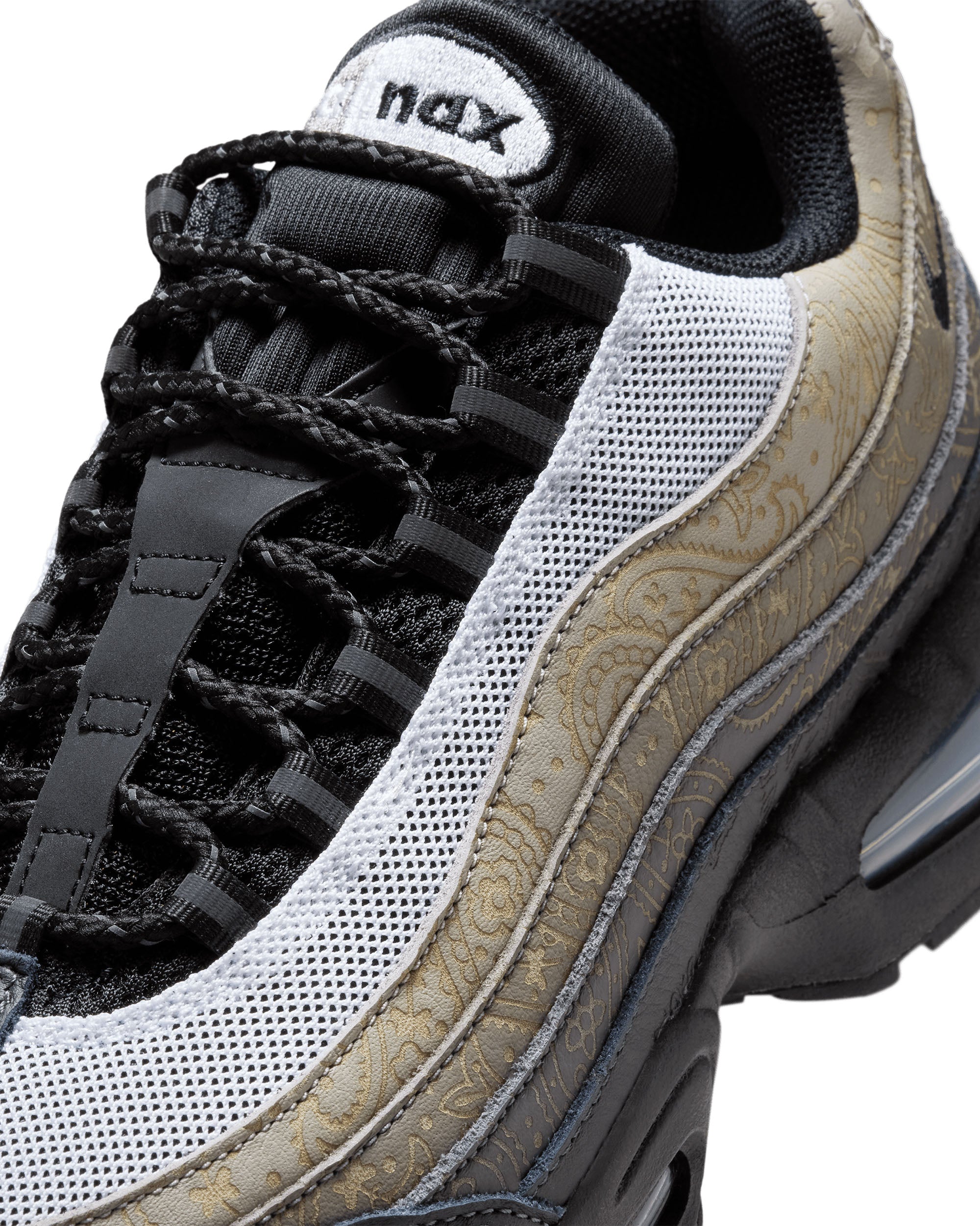 Air Max 95 Big Bubble Laser Paisley - White / Light Graphite / Light Charcoal