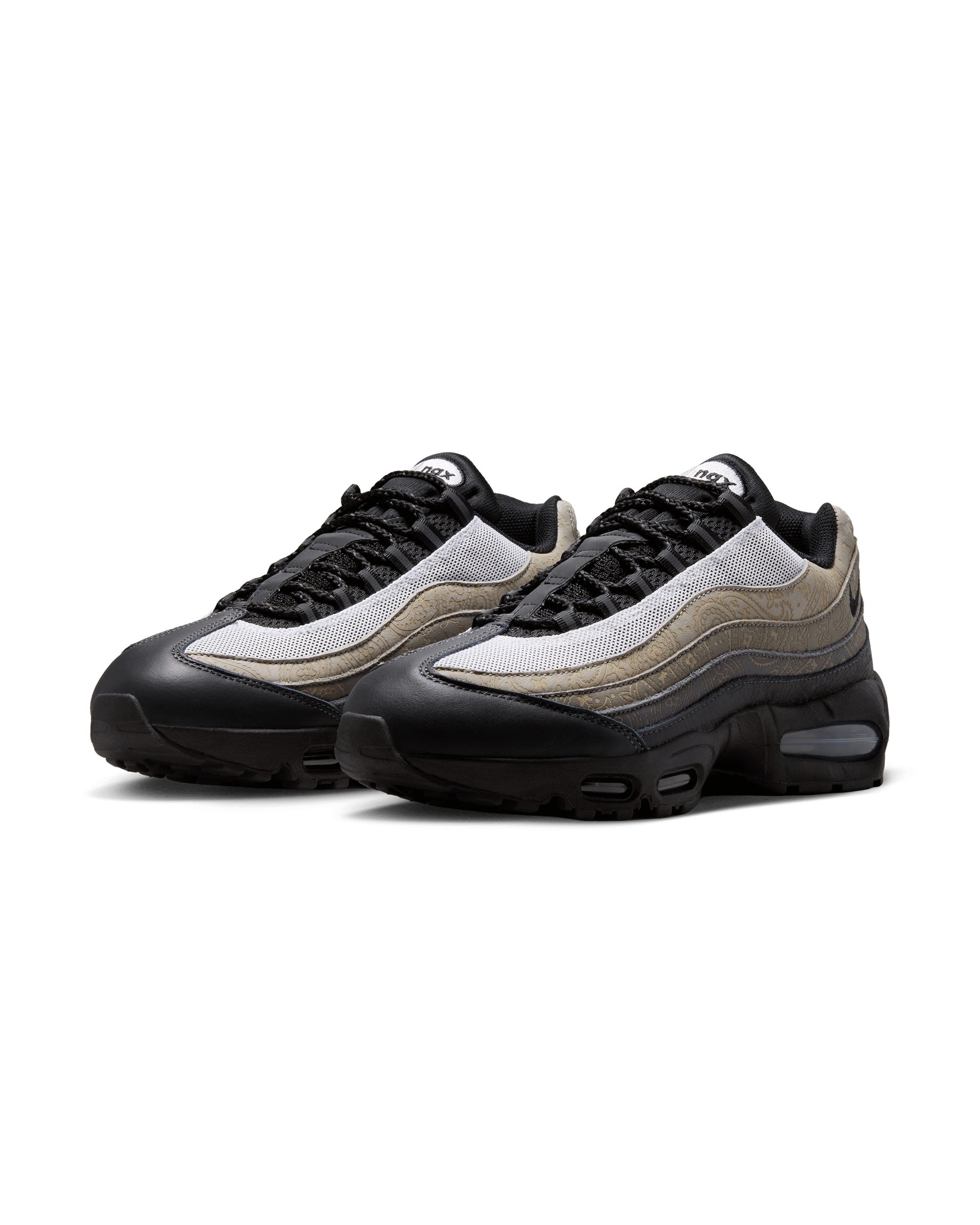 Air Max 95 Big Bubble Laser Paisley - White / Light Graphite / Light Charcoal