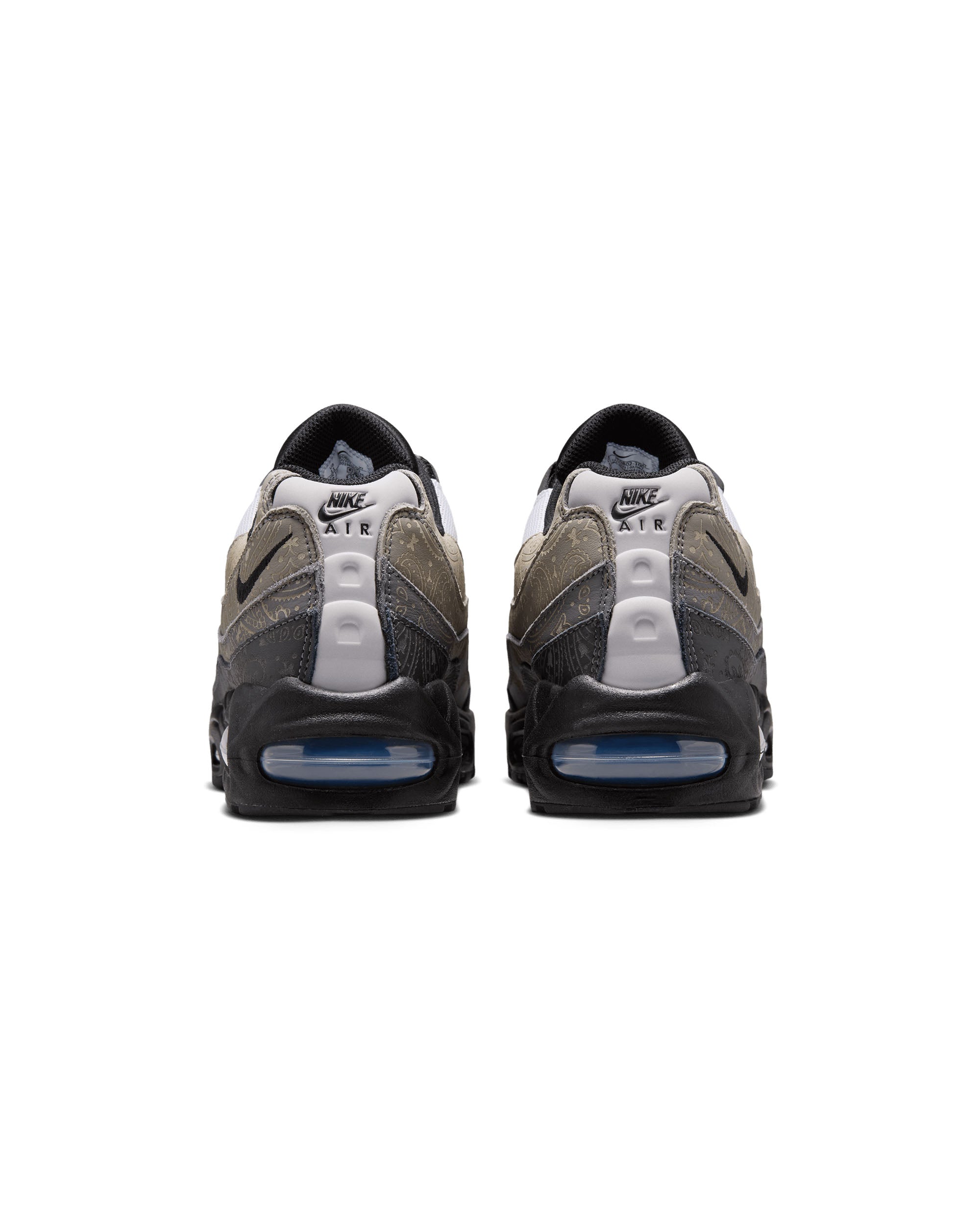 Air Max 95 Big Bubble Laser Paisley - White / Light Graphite / Light Charcoal