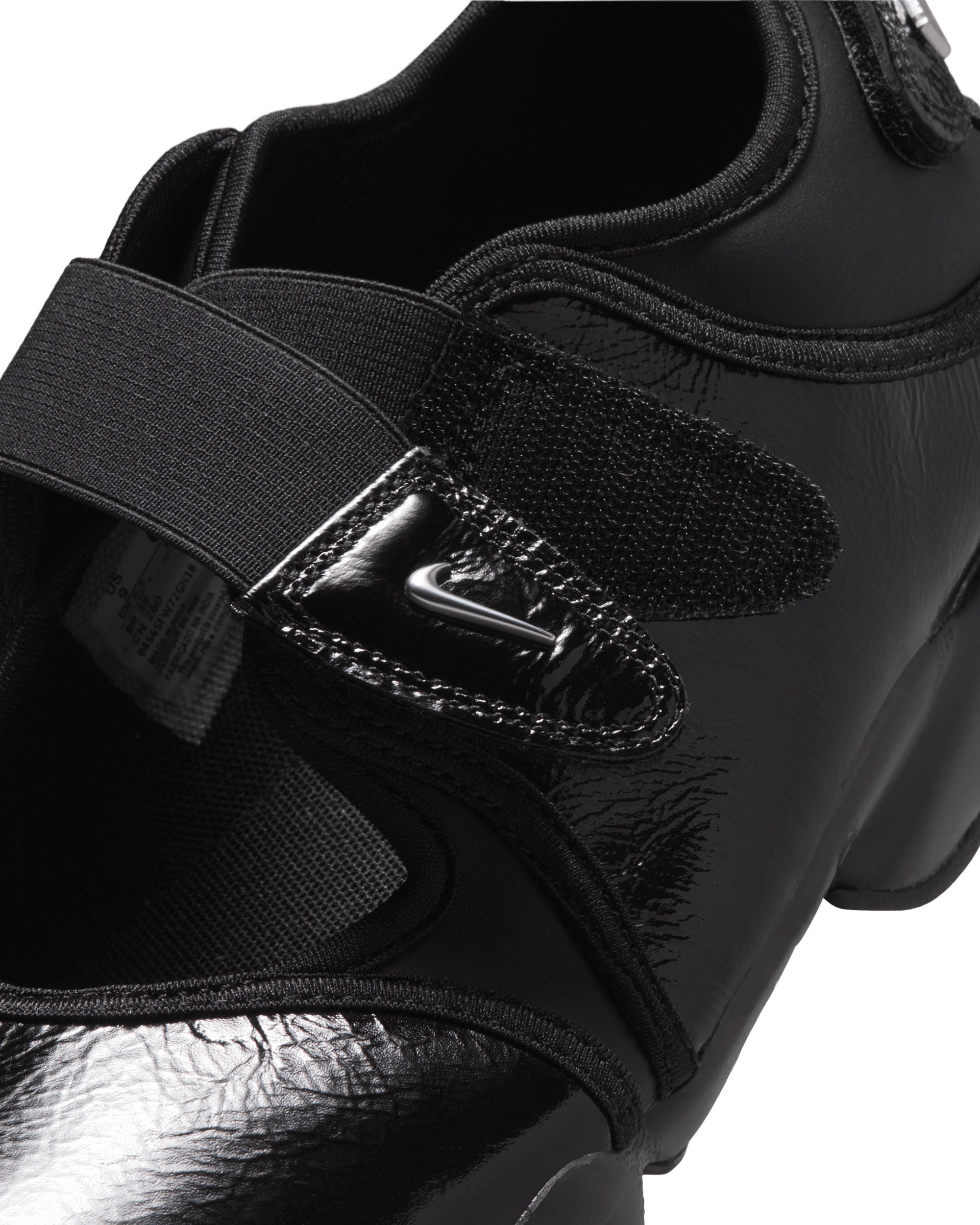 Women's Air Rift Patent - Black / Metallic Silver