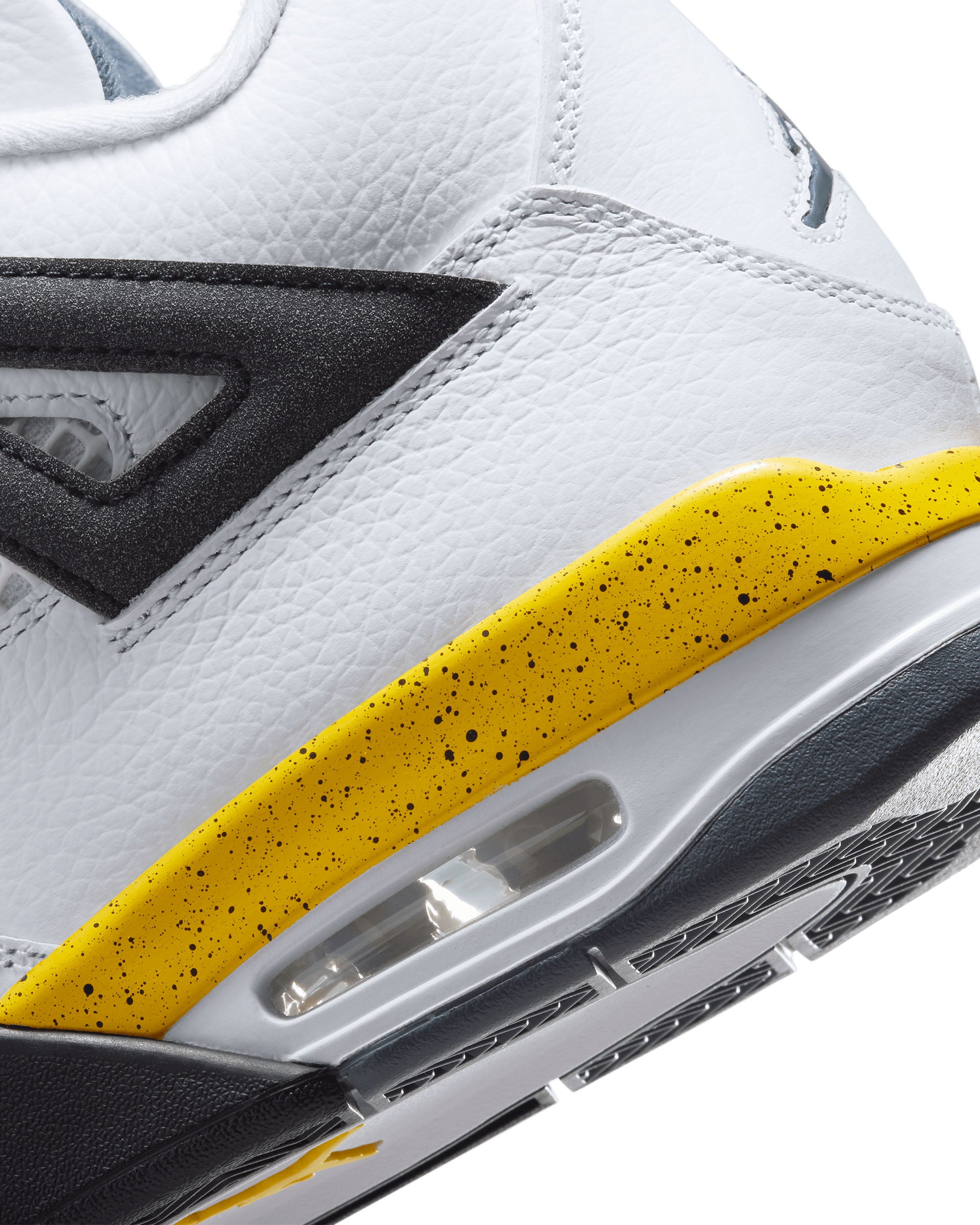 Air Jordan 4 Retro "Tour Yellow" - White / Tour Yellow / Dark Blue Grey / Black