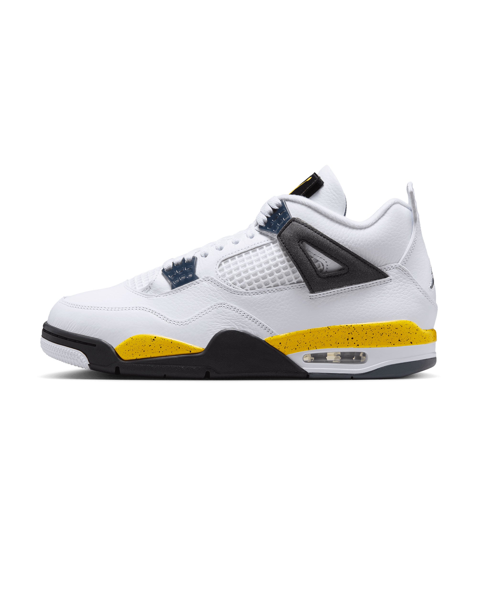 Air Jordan 4 Retro "Tour Yellow" - White / Tour Yellow / Dark Blue Grey / Black