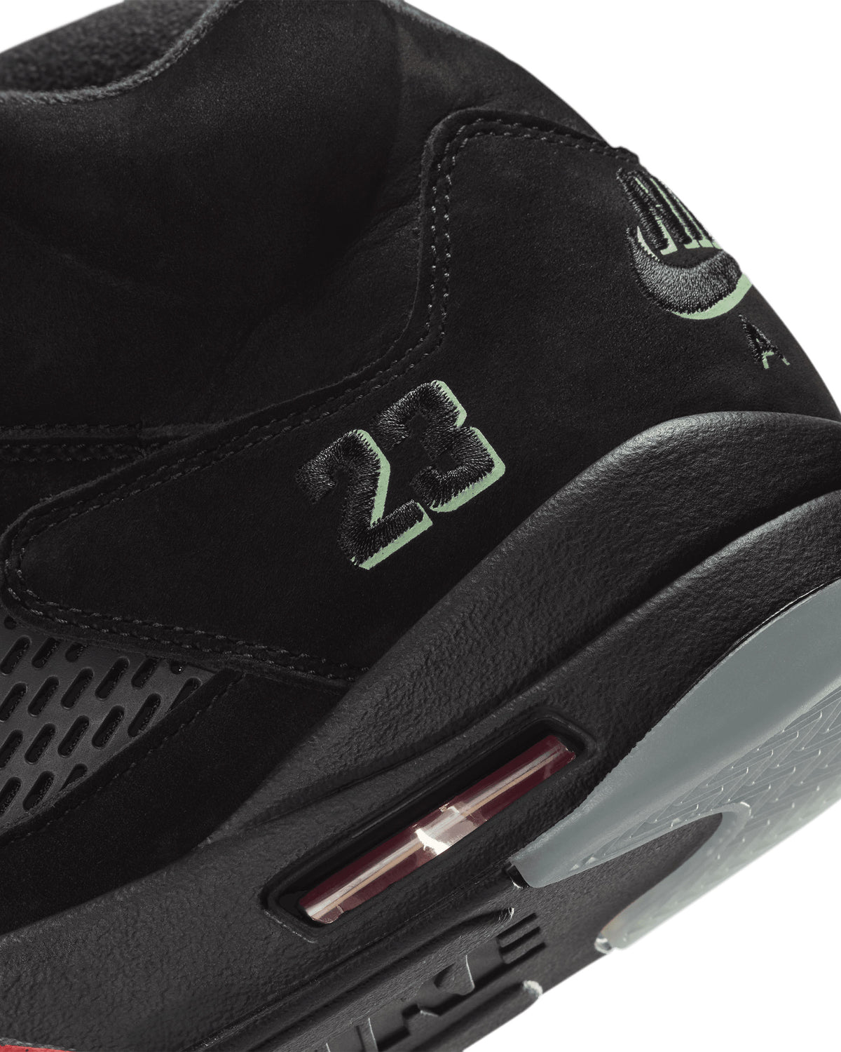 Air Jordan 5 Retro "Halloween" - Black / Black / Picante Red / Glow In The Dark