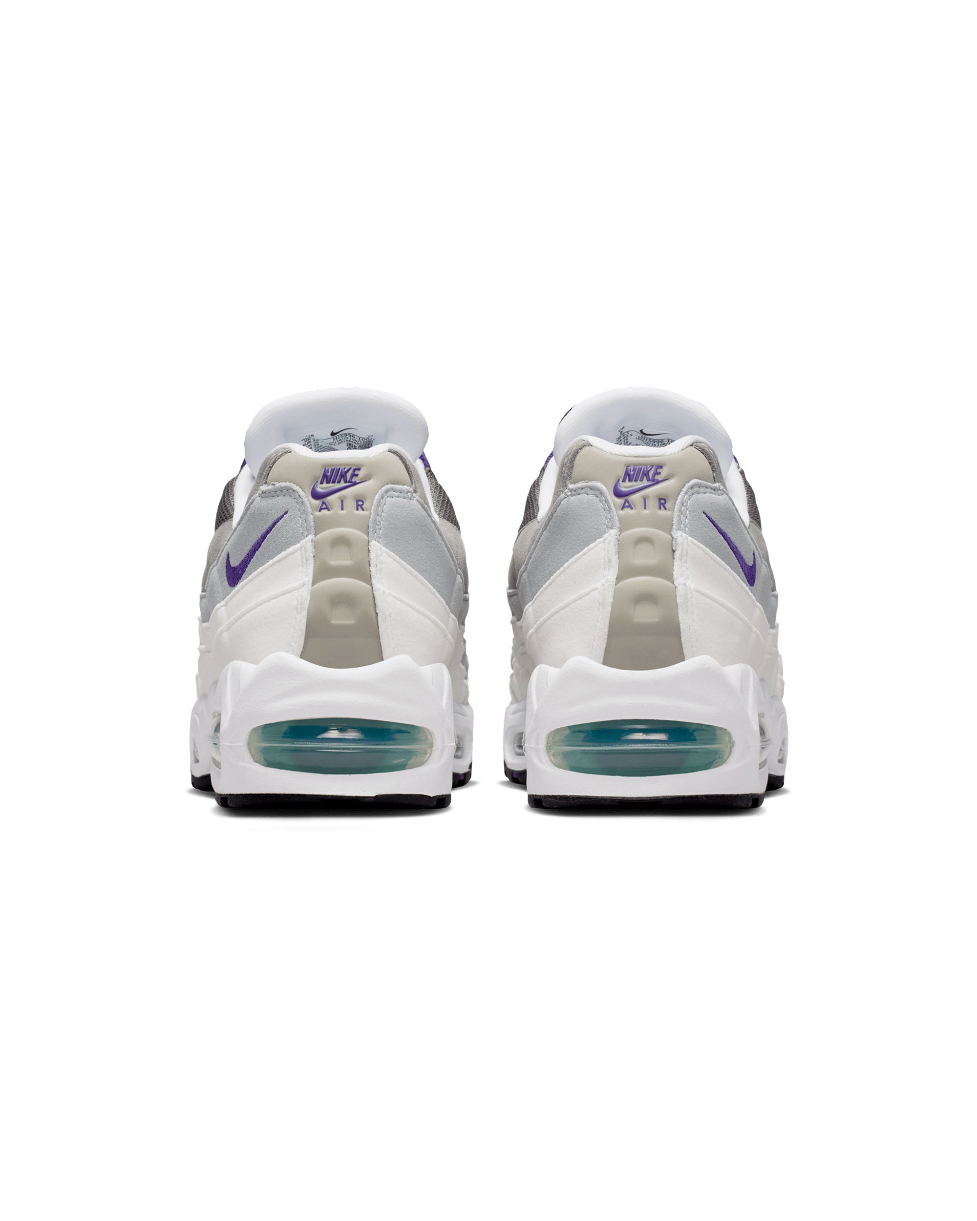 Womens Air Max 95 OG - White / Court Purple / Emerald