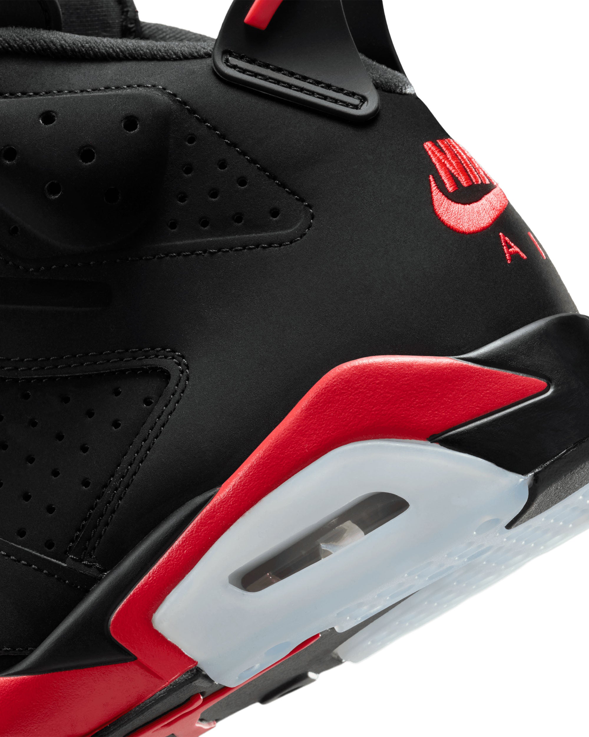 Air Jordan 6 Retro - Black / Light Crimson