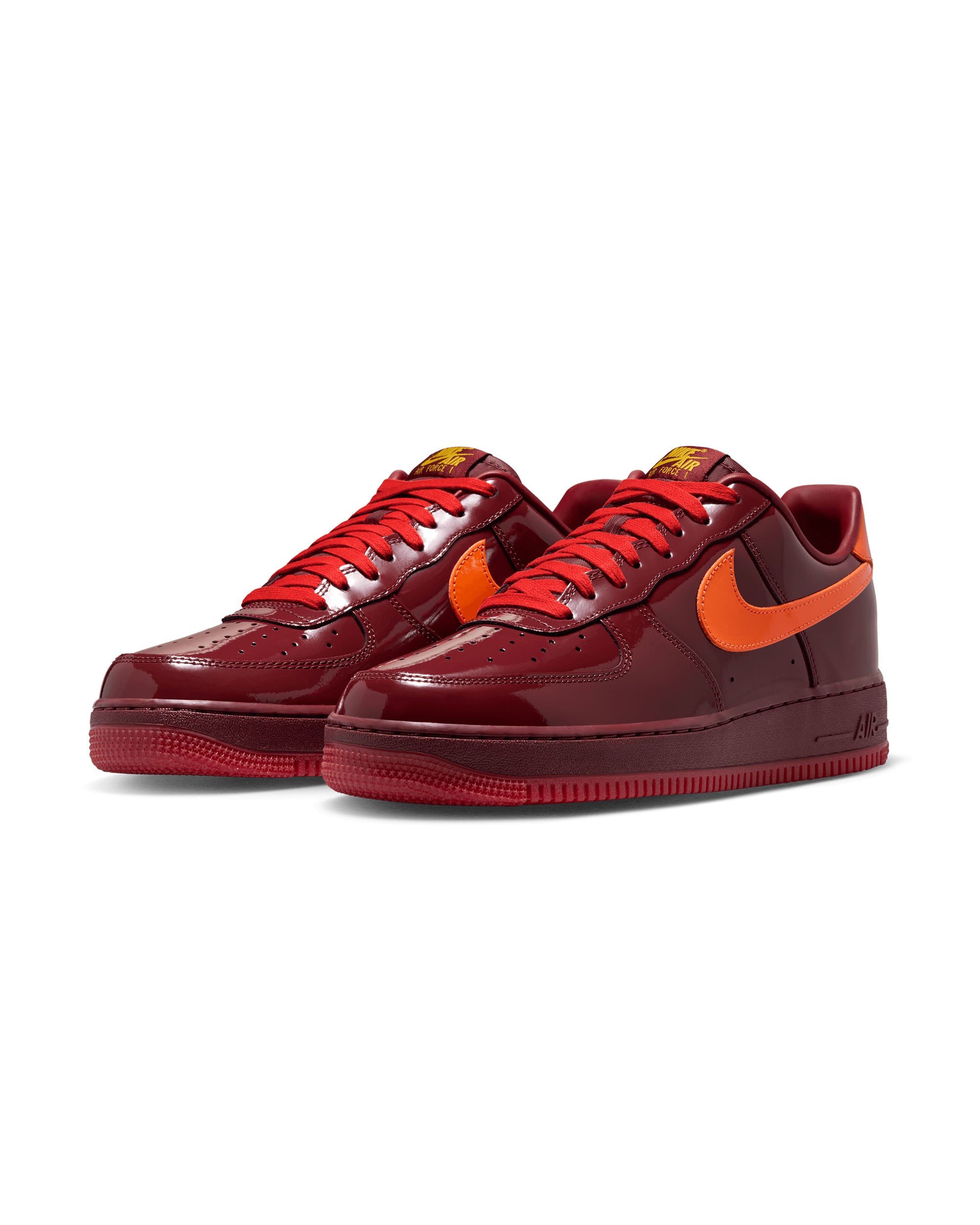Air Force 1 Low Patent - Dark Team Red / University Gold