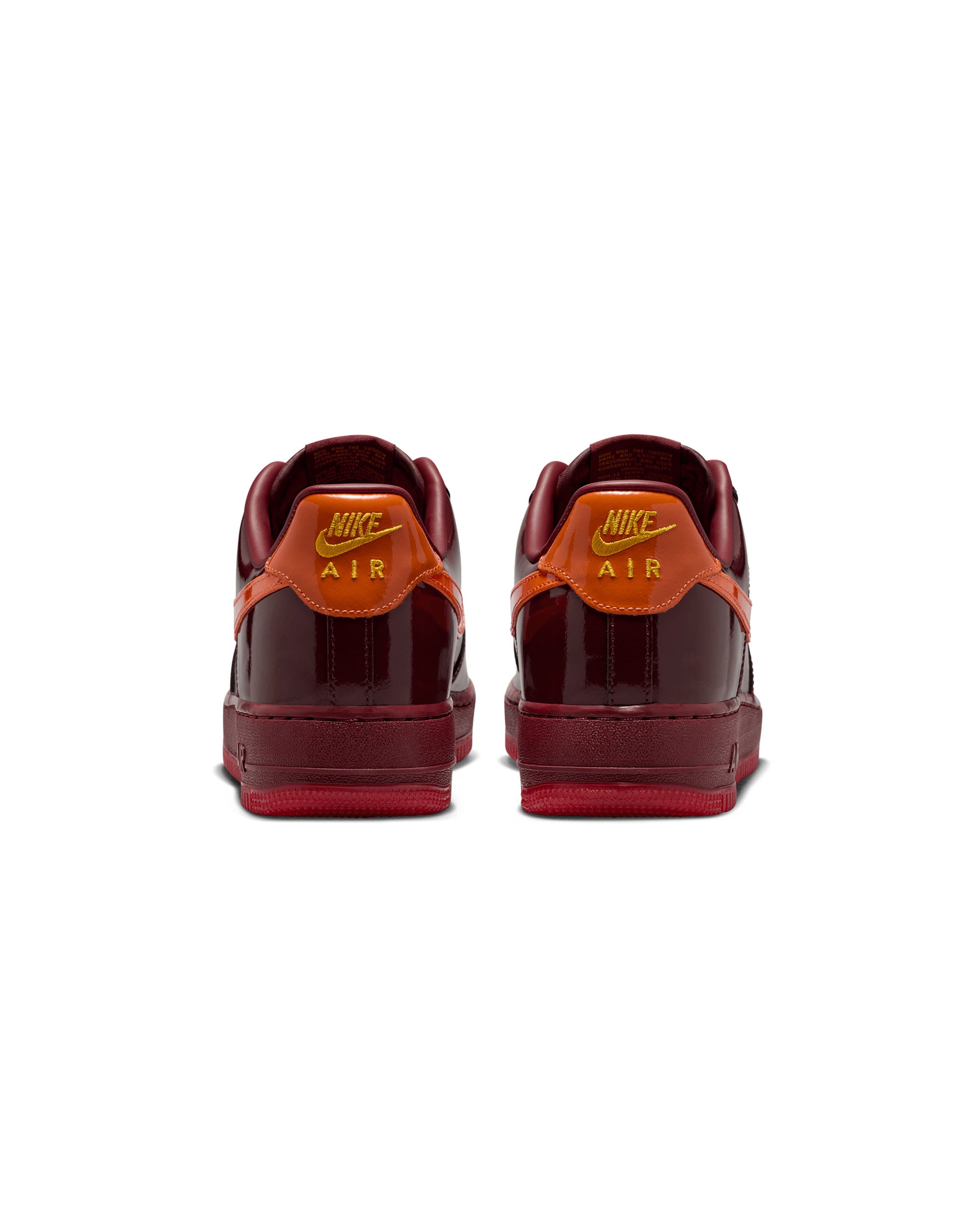 Air Force 1 Low Patent - Dark Team Red / University Gold
