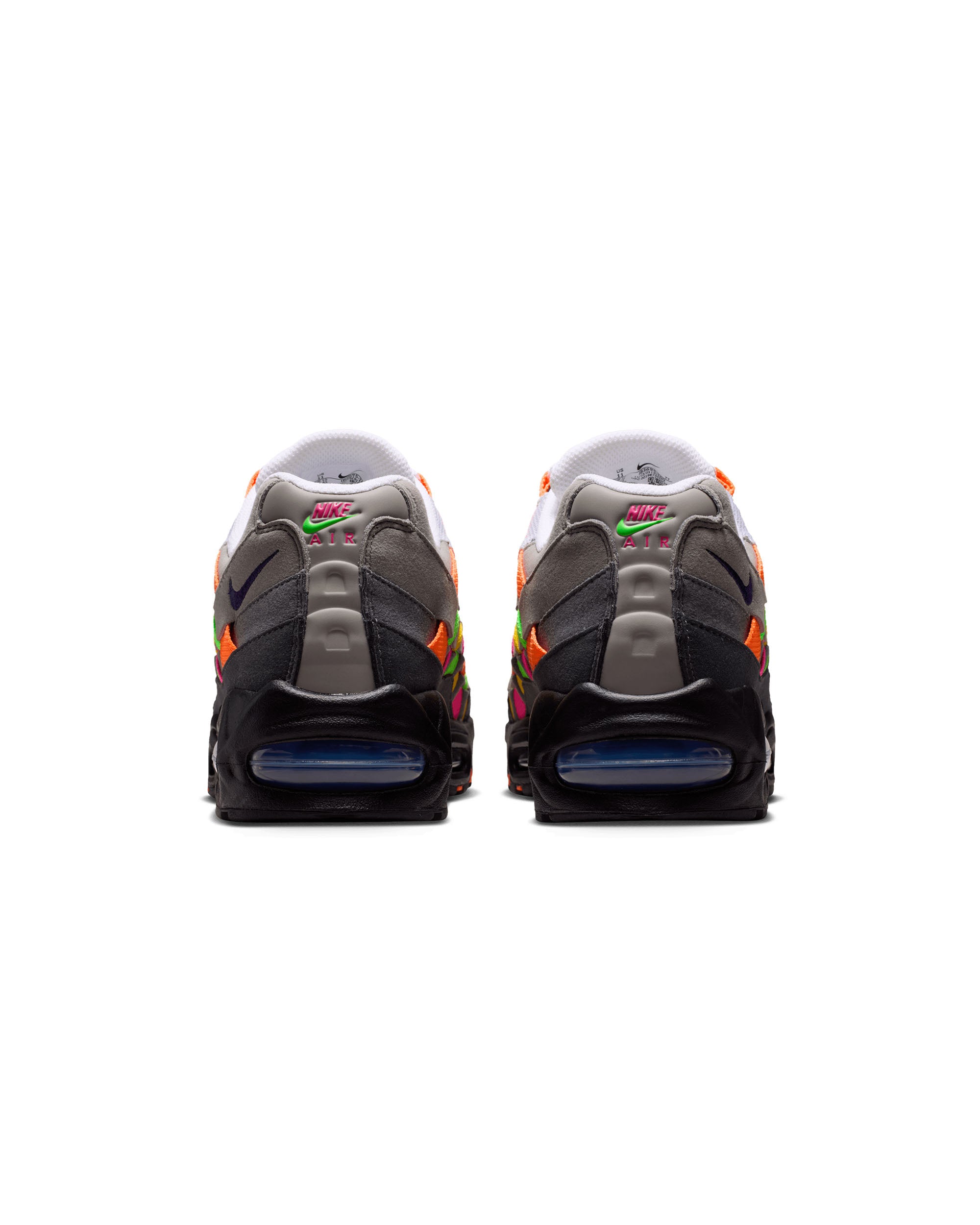 Air Max 95 Woven Big Bubble - White / Purple Dynasty / Pearl Grey