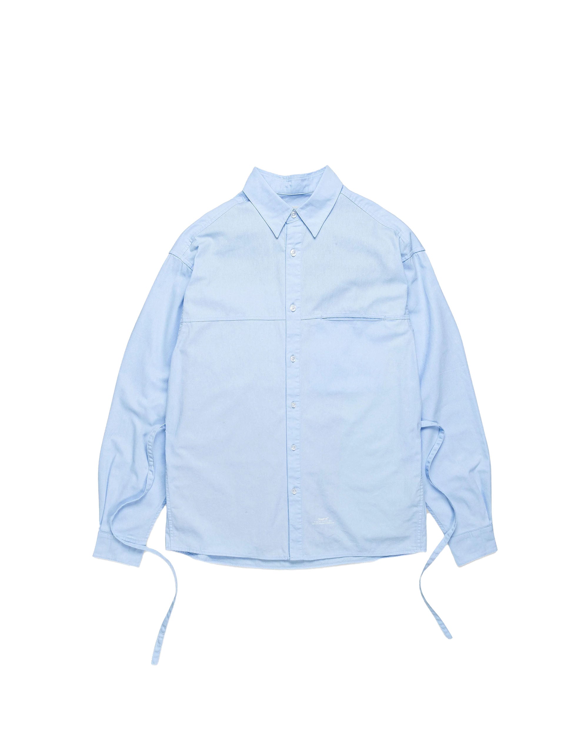 Poplin Loop Shirt - Blue
