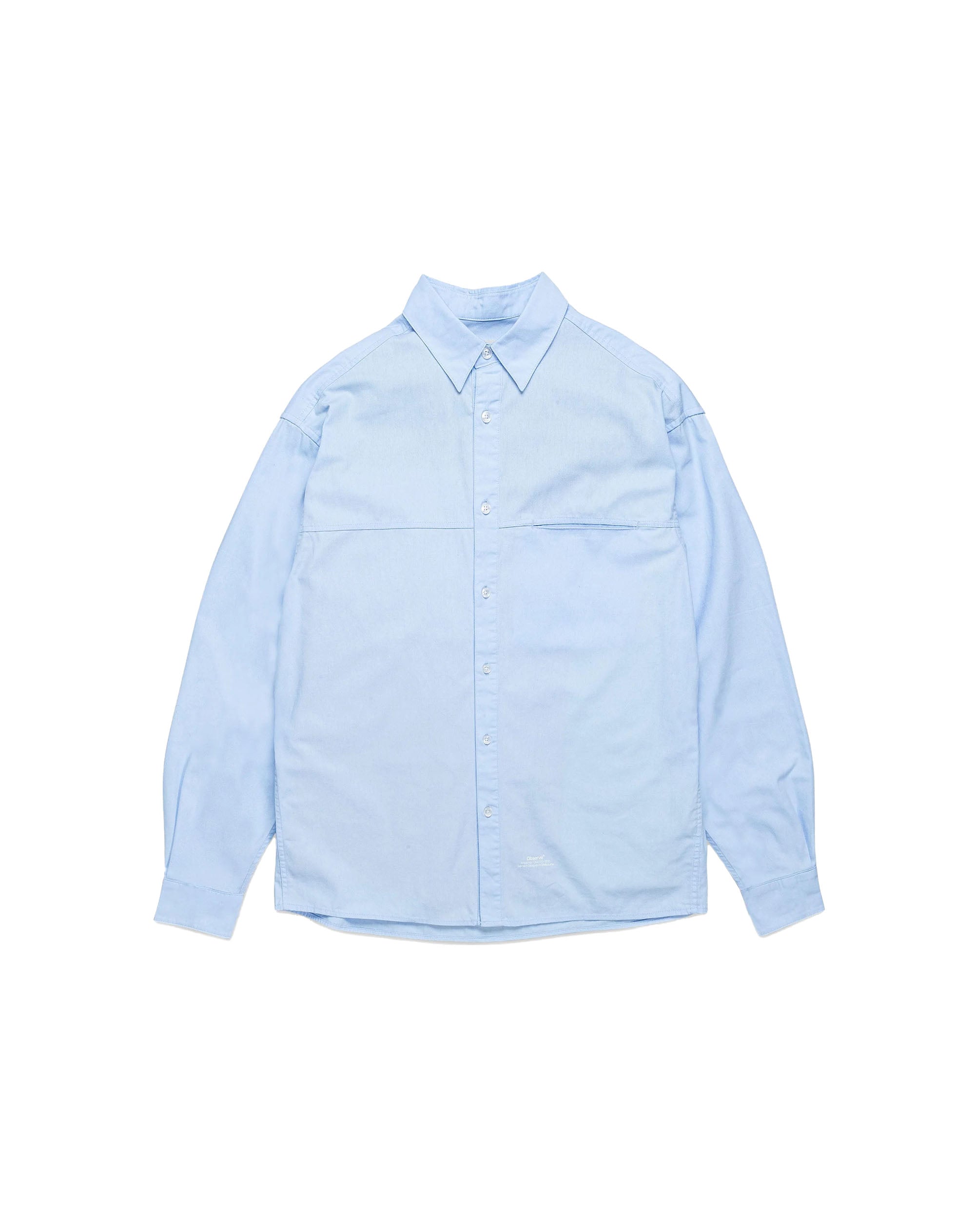Poplin Loop Shirt - Blue