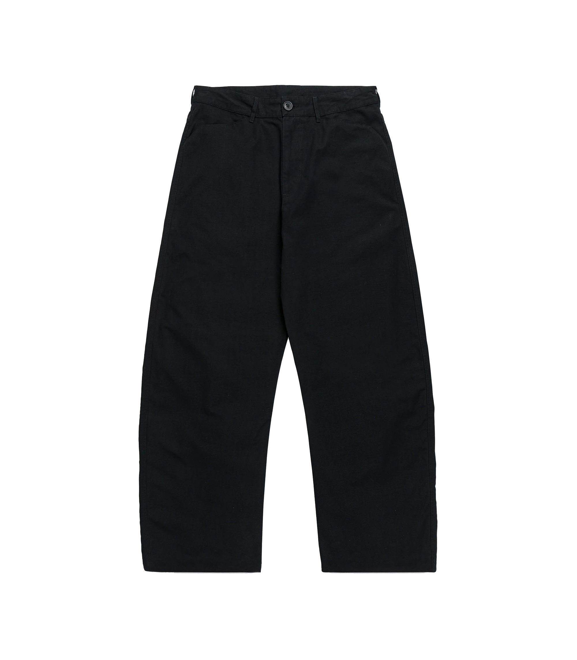 Reverse Twill Barrel Pant - Black