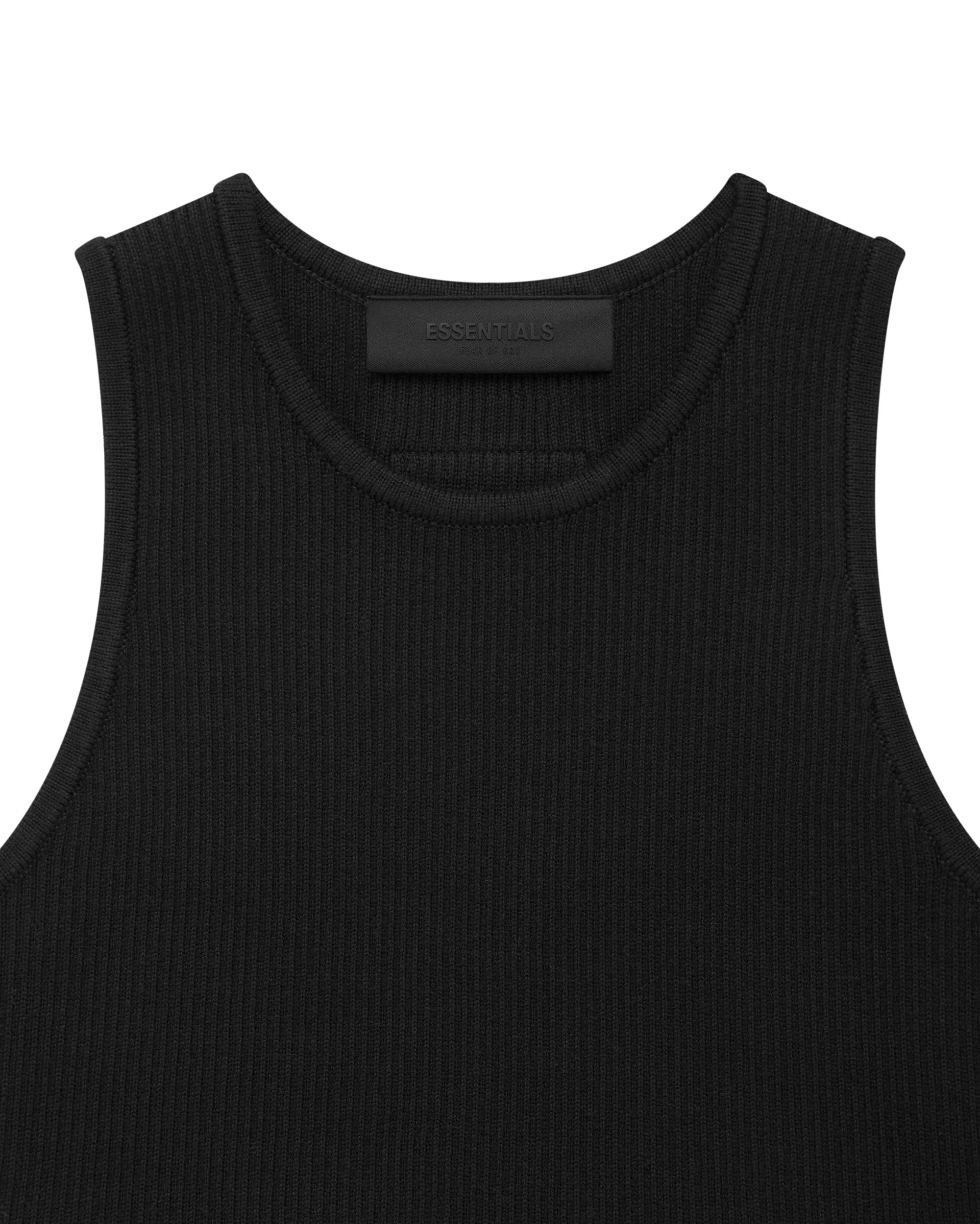 Essentials Sport Tank - Jet Black