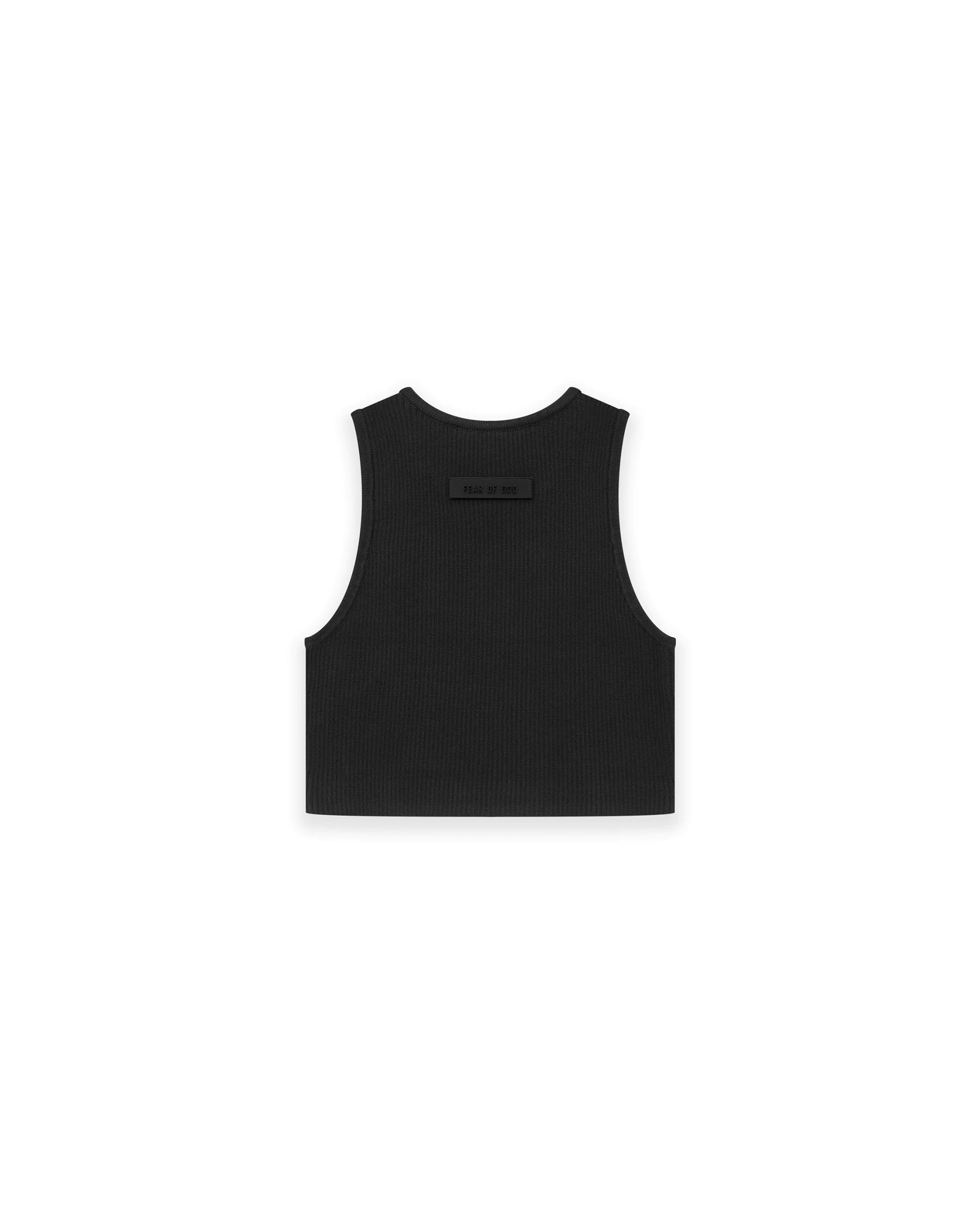 Essentials Sport Tank - Jet Black