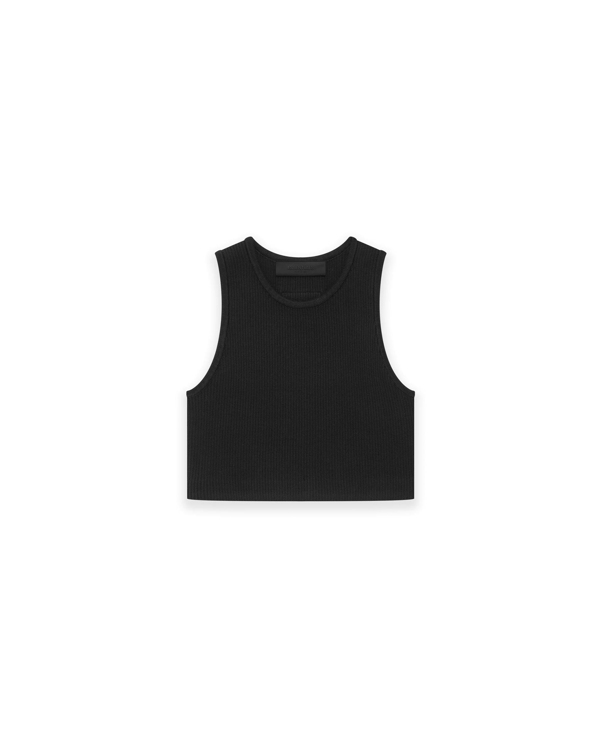 Essentials Sport Tank - Jet Black