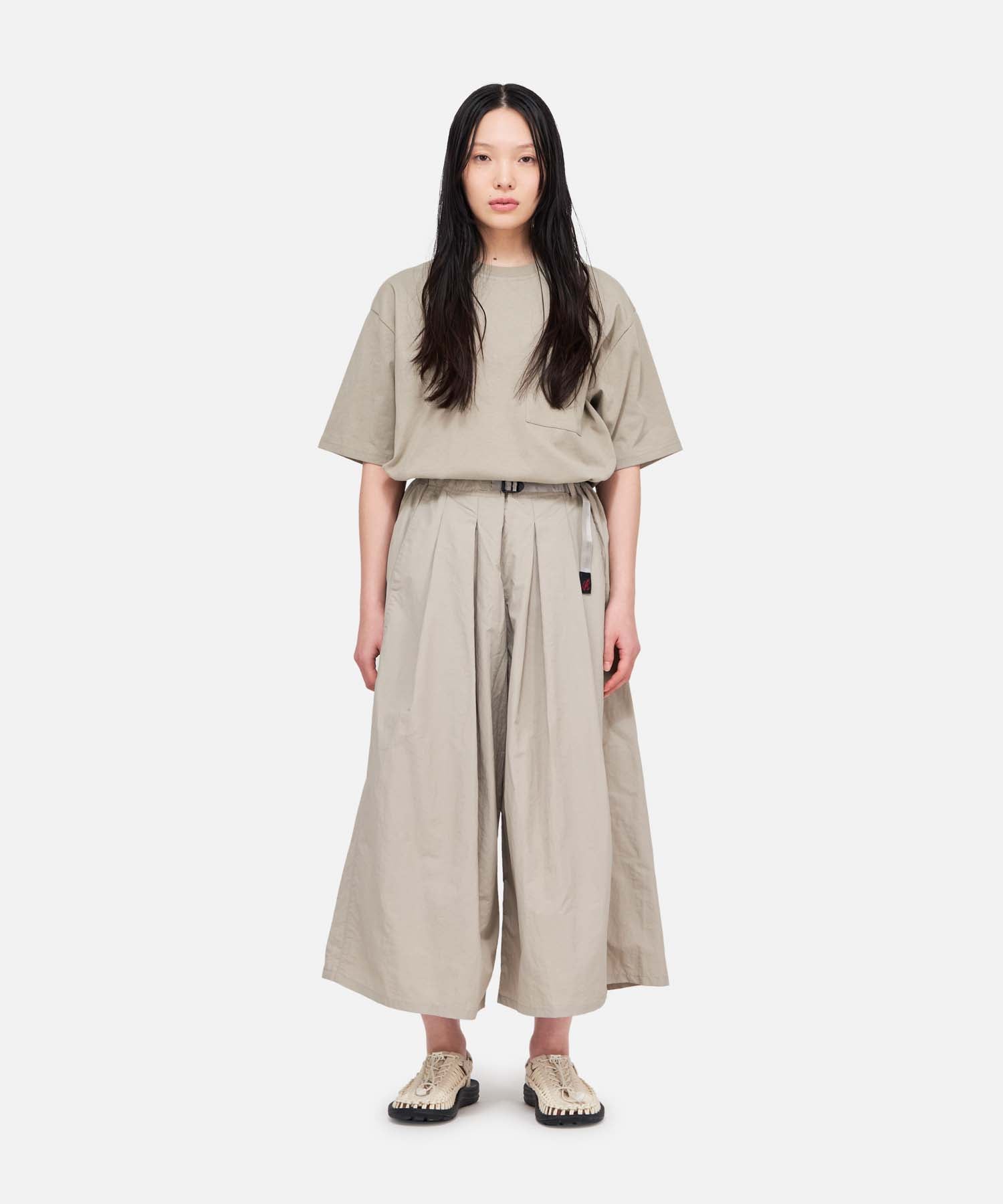 Nylon Flare Pant - Dune