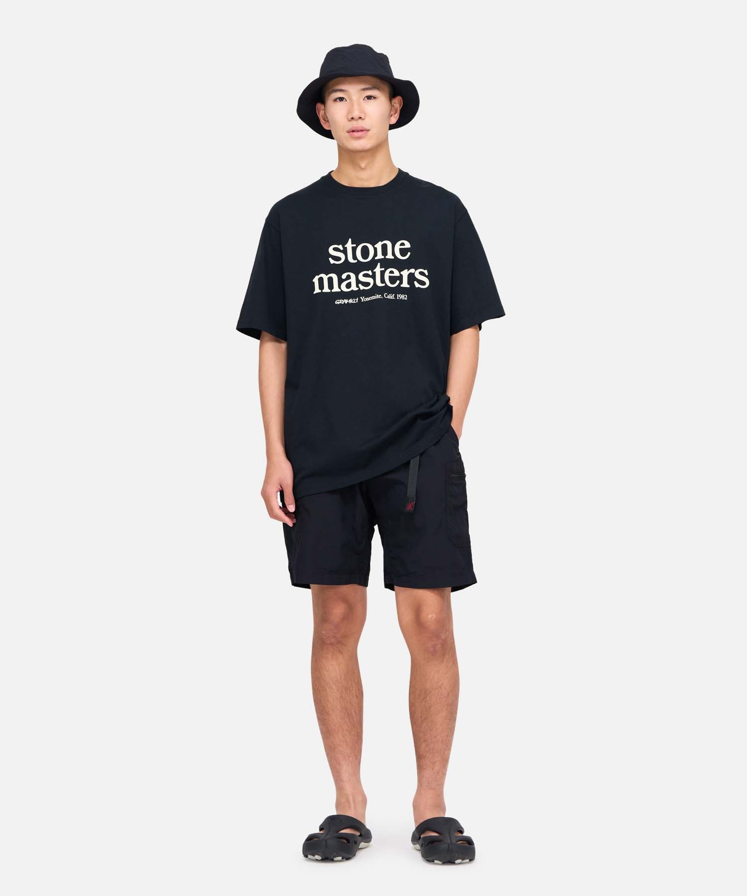 Nylon Utility Short - Black / Dark Brown