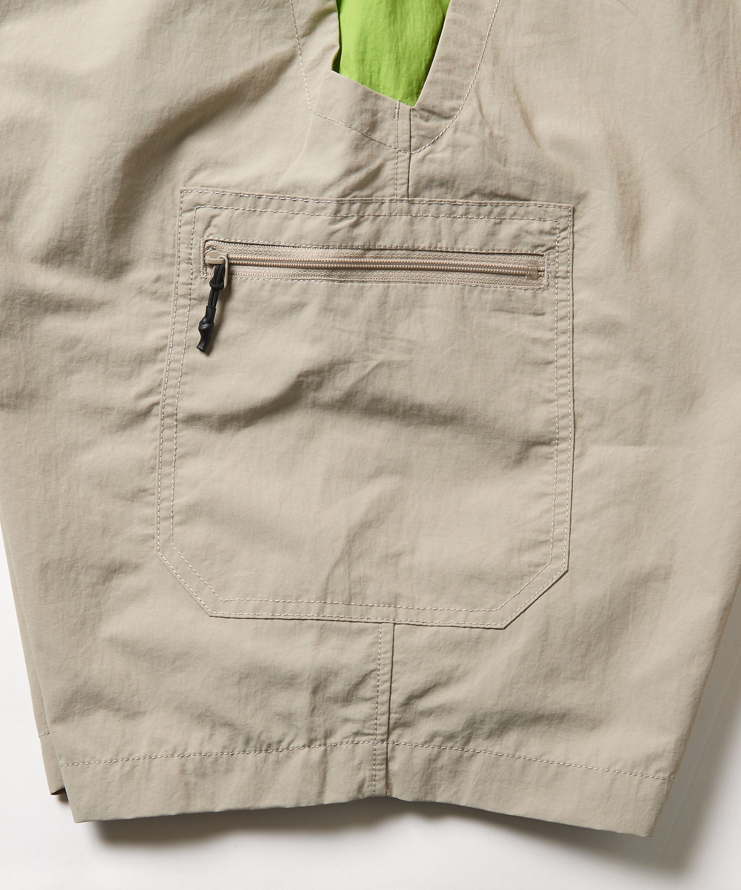 Nylon Utility Short - Black / Dark Brown