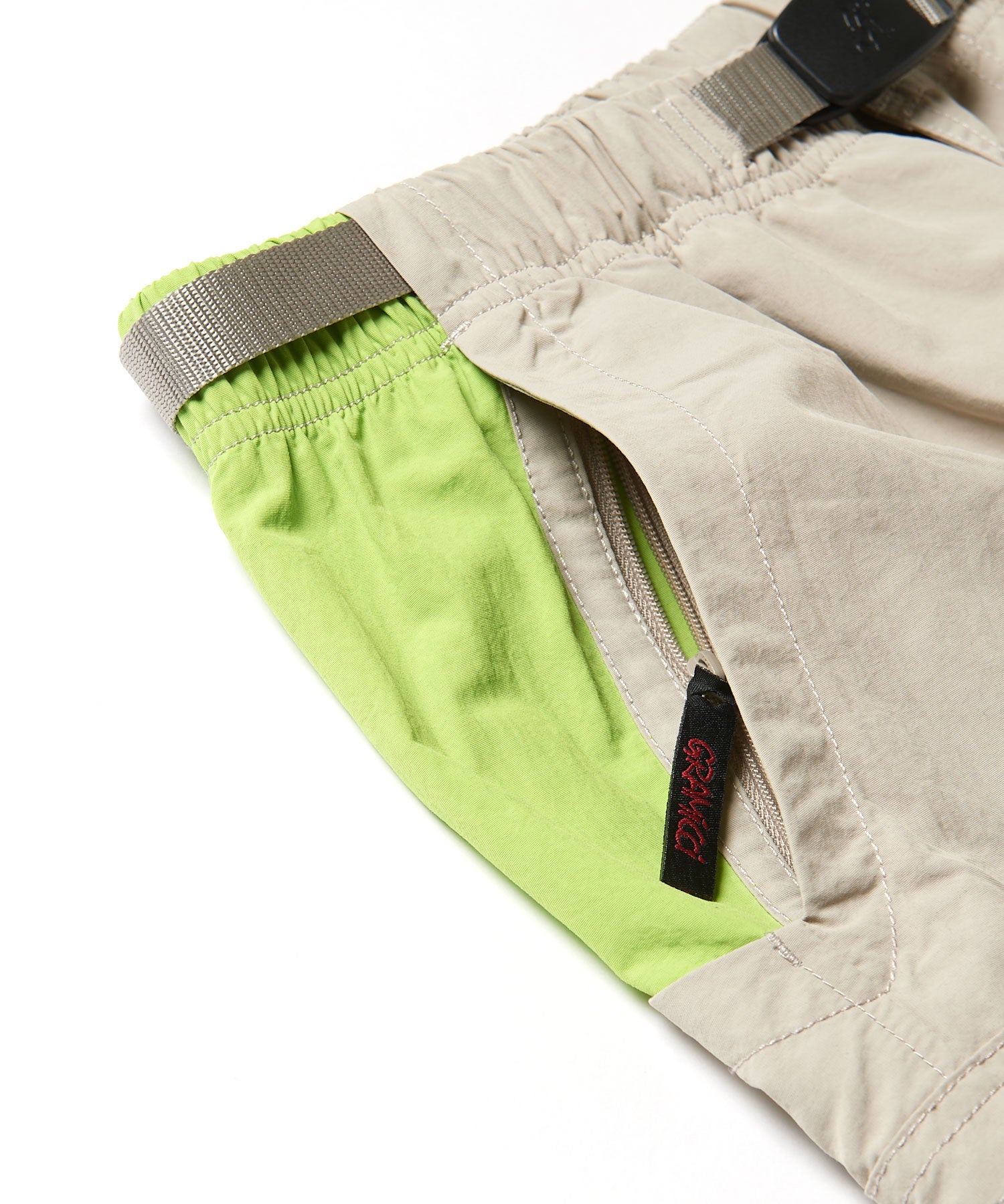 Nylon Utility Short - Black / Dark Brown