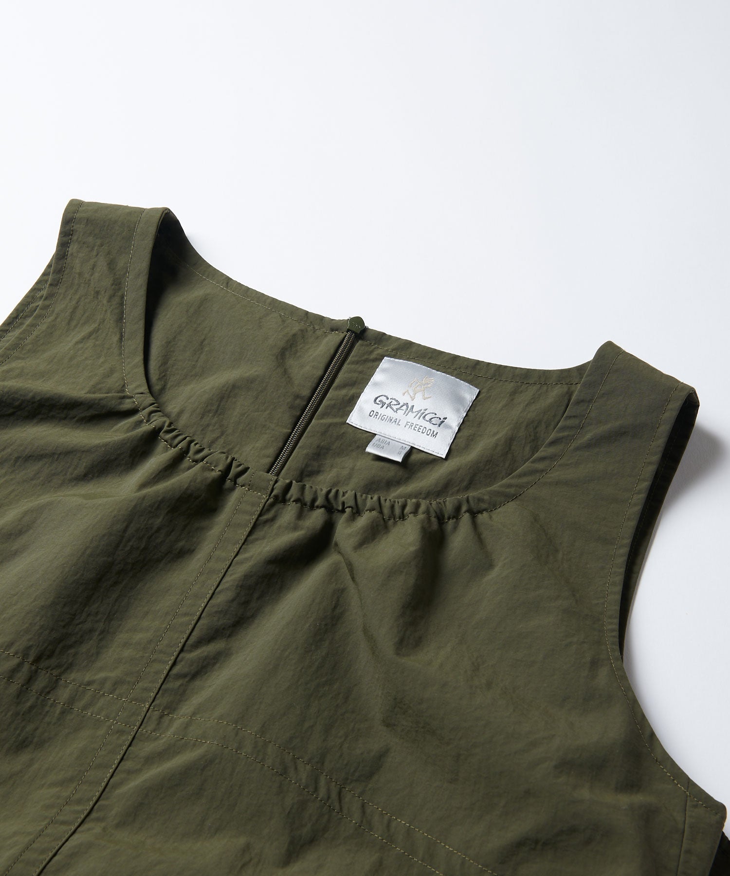Nylon Dress - Deep Olive