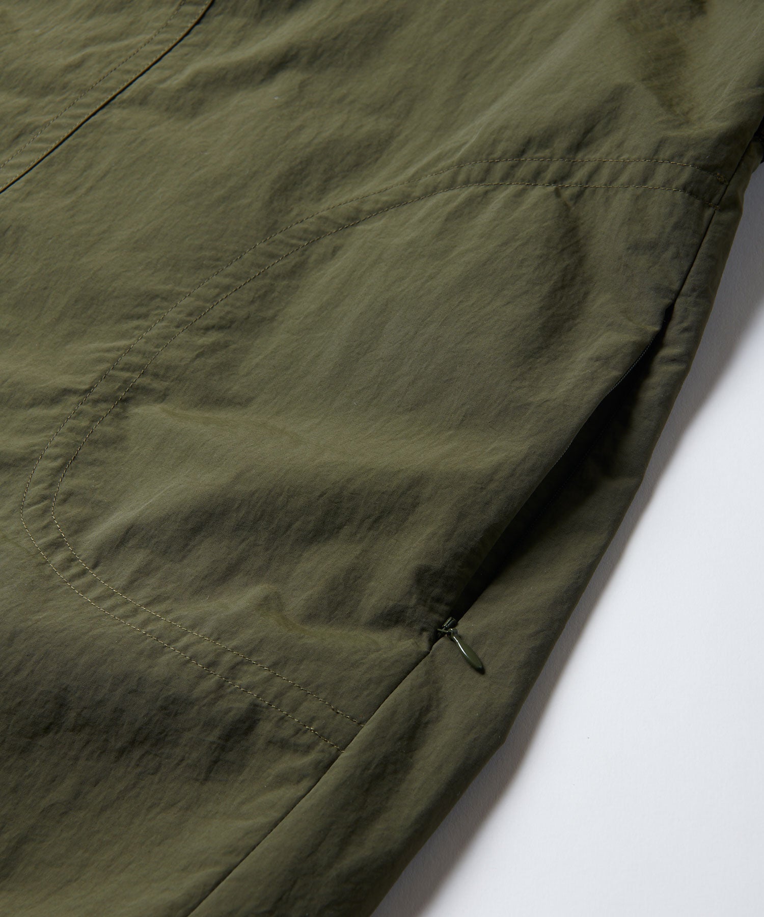 Nylon Dress - Deep Olive