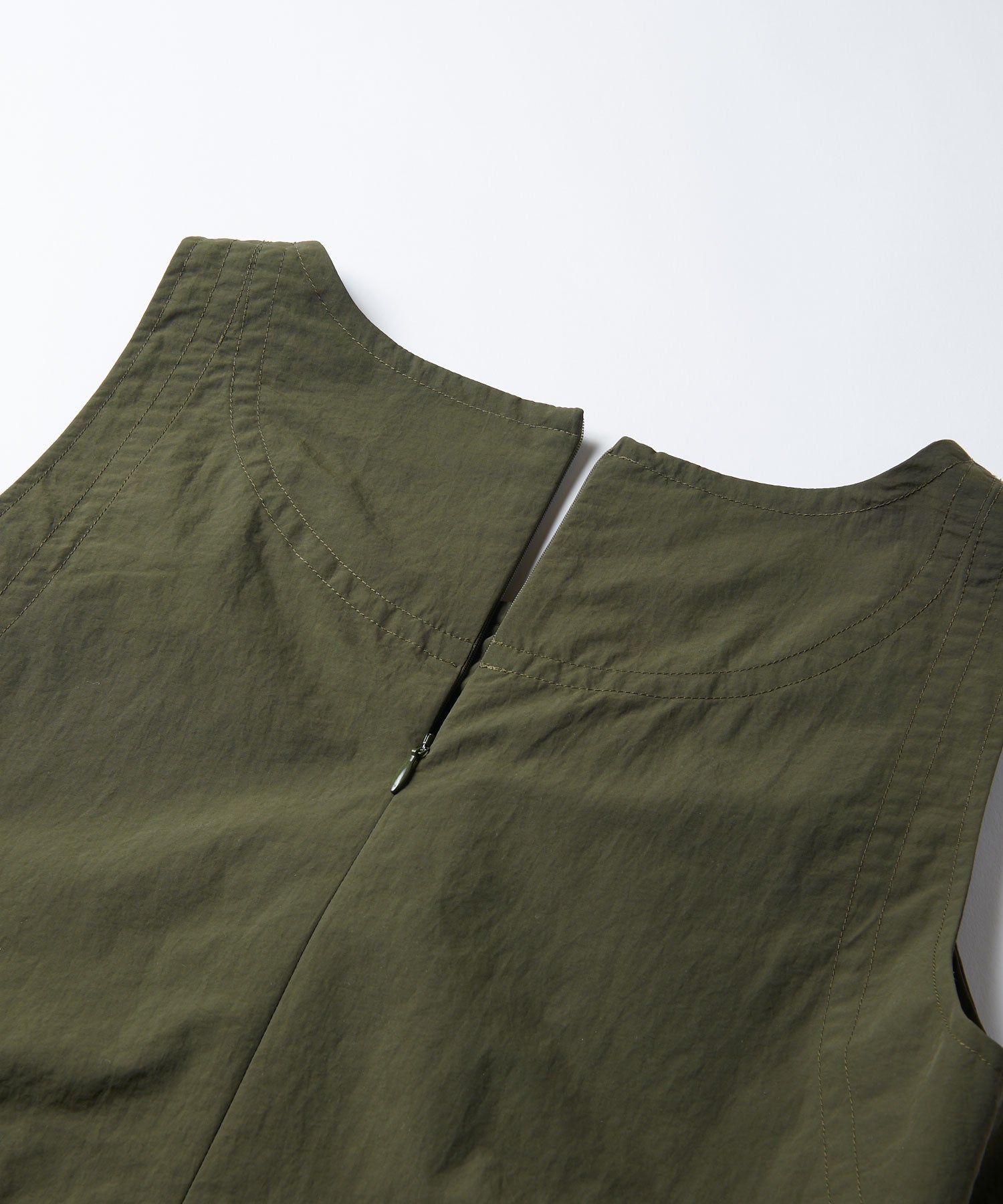 Nylon Dress - Deep Olive