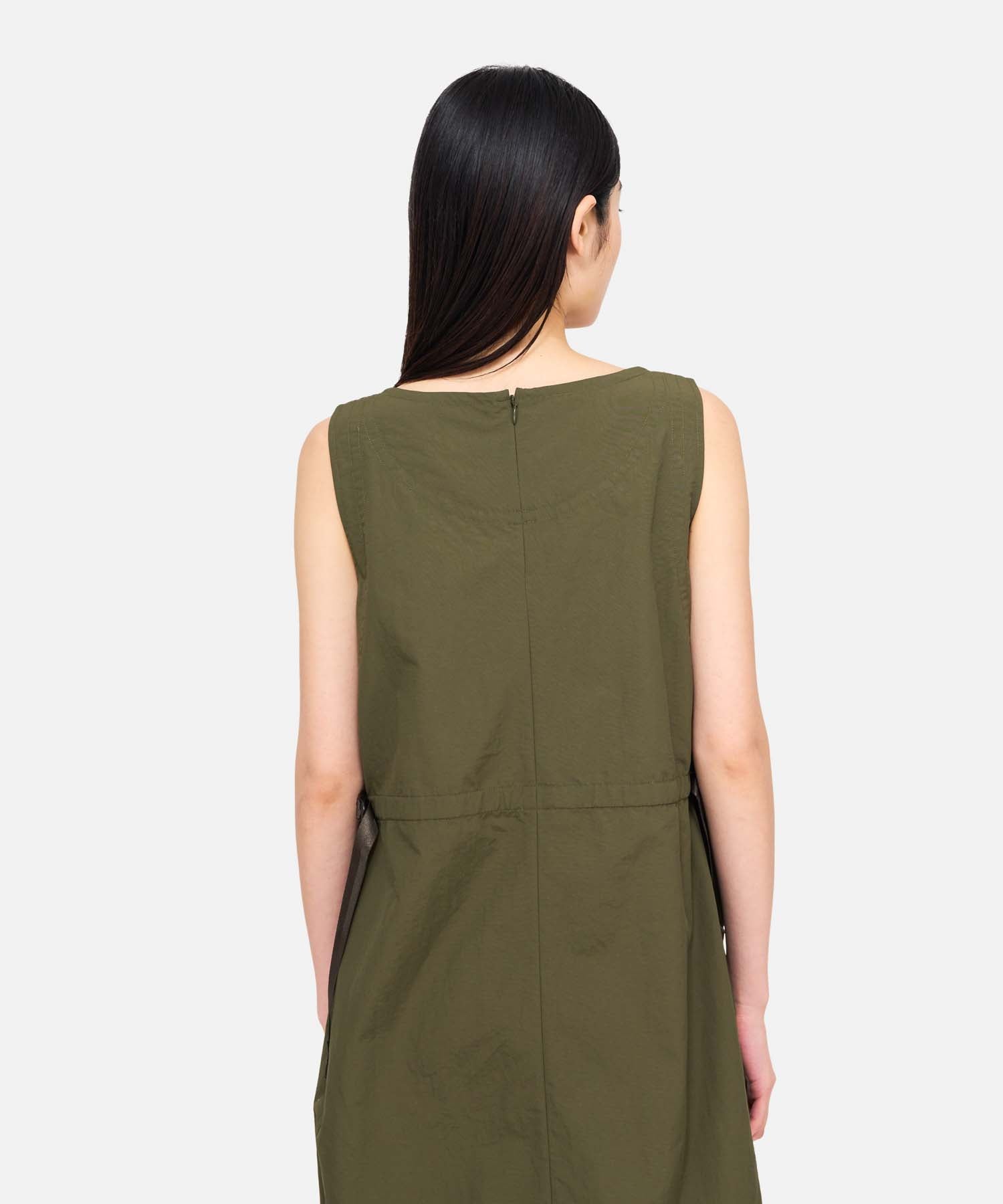 Nylon Dress - Deep Olive