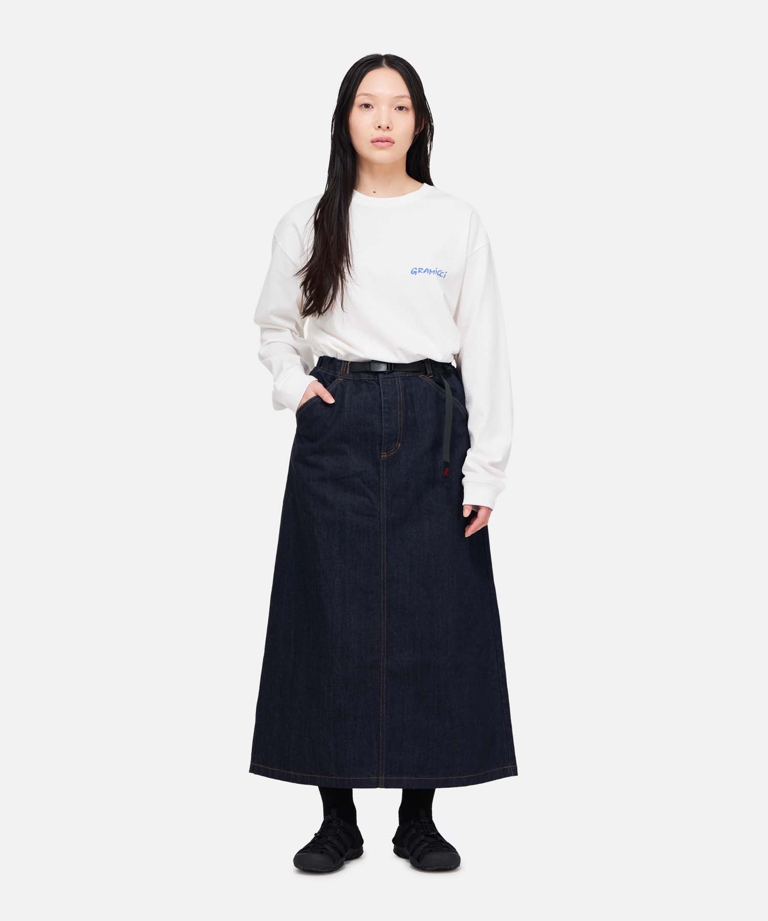 Japanese Denim Skirt - Indigo