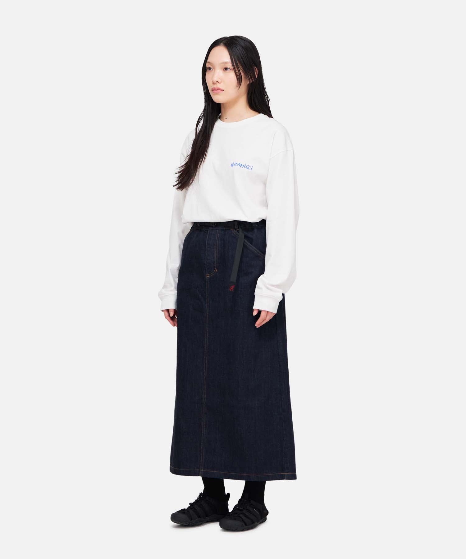 Japanese Denim Skirt - Indigo