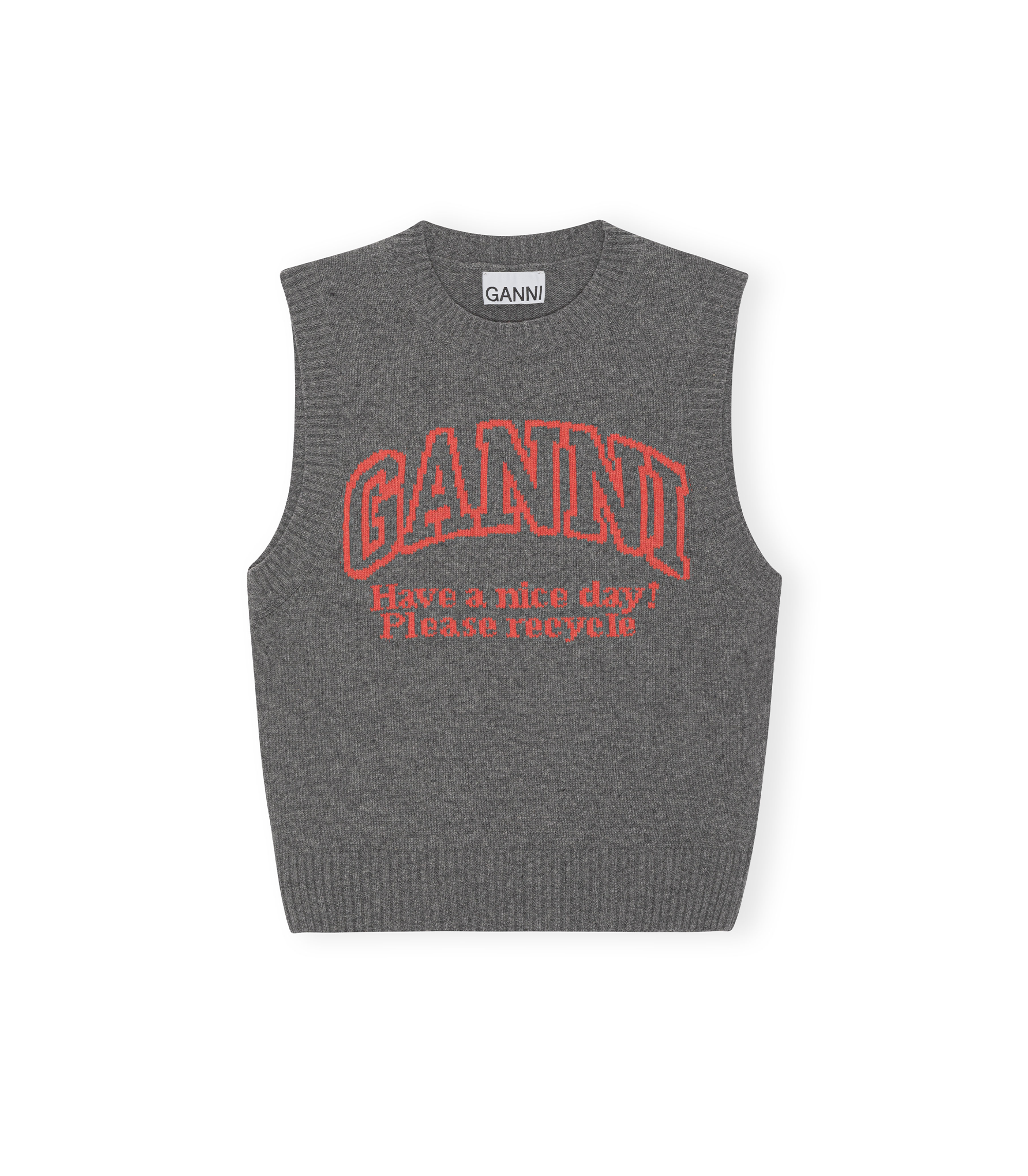 Graphic Vest - Grey