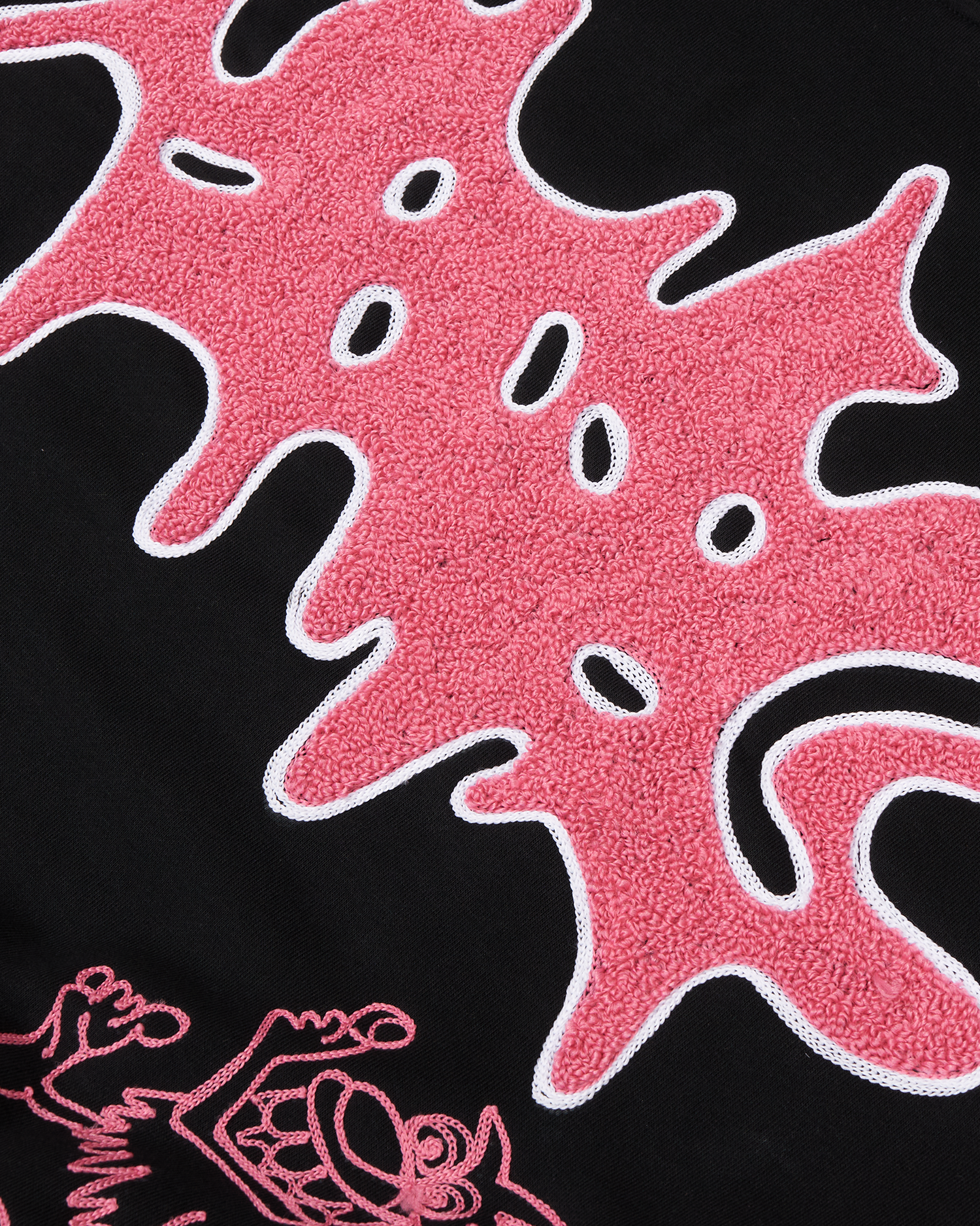 Splat Hoodie - Black / Pink