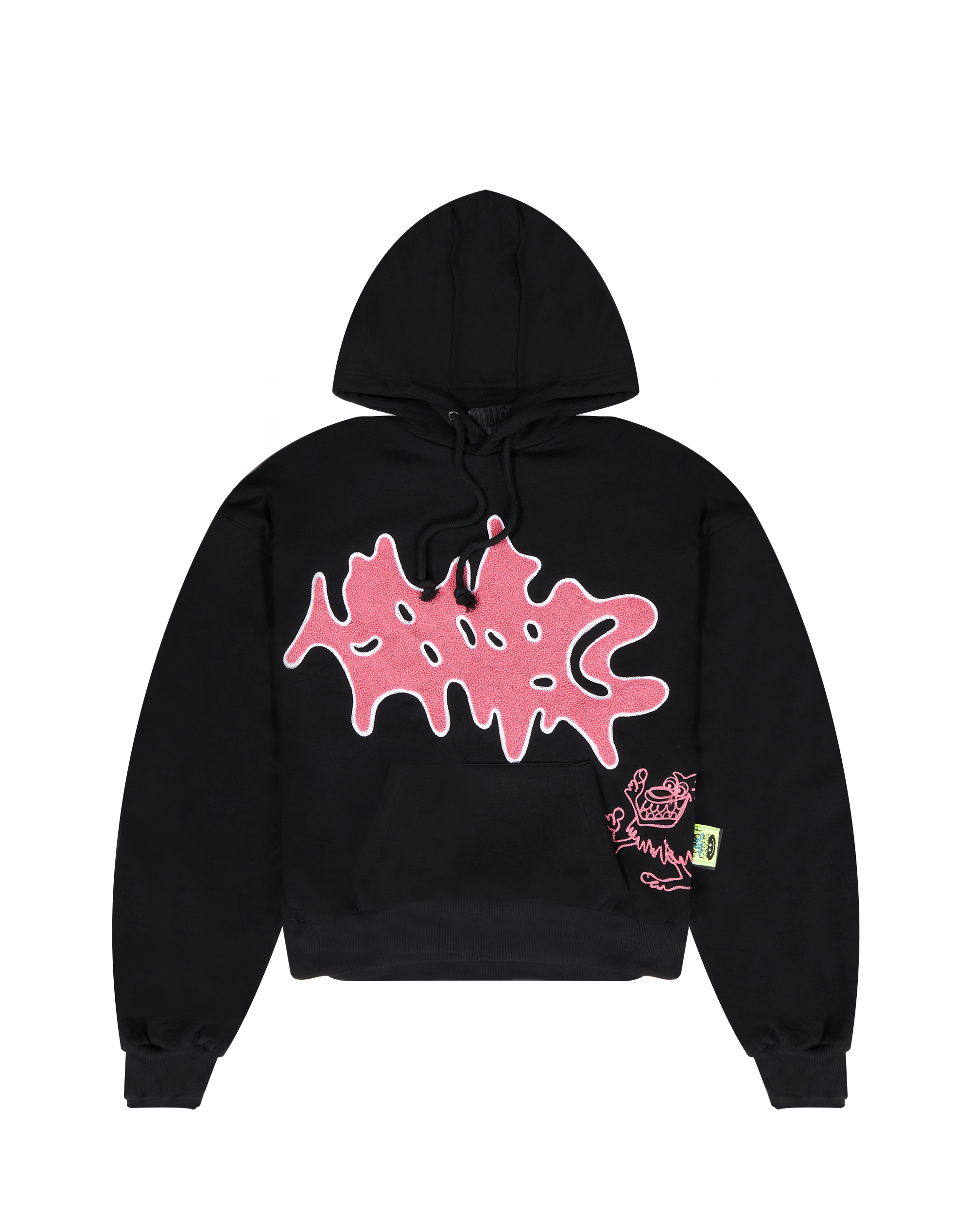 Splat Hoodie - Black / Pink