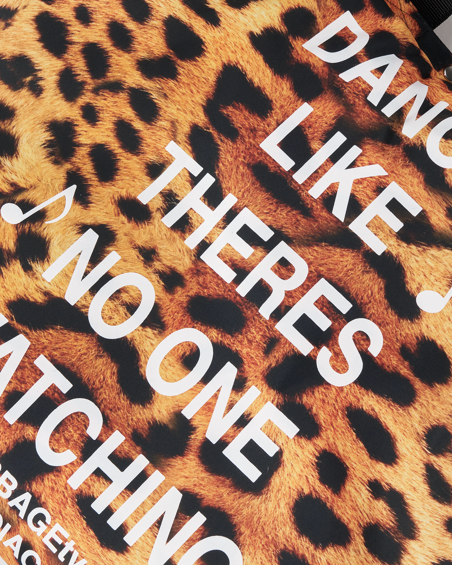 1800 - No Trash Dance Club Puff Bag - Print / Multi