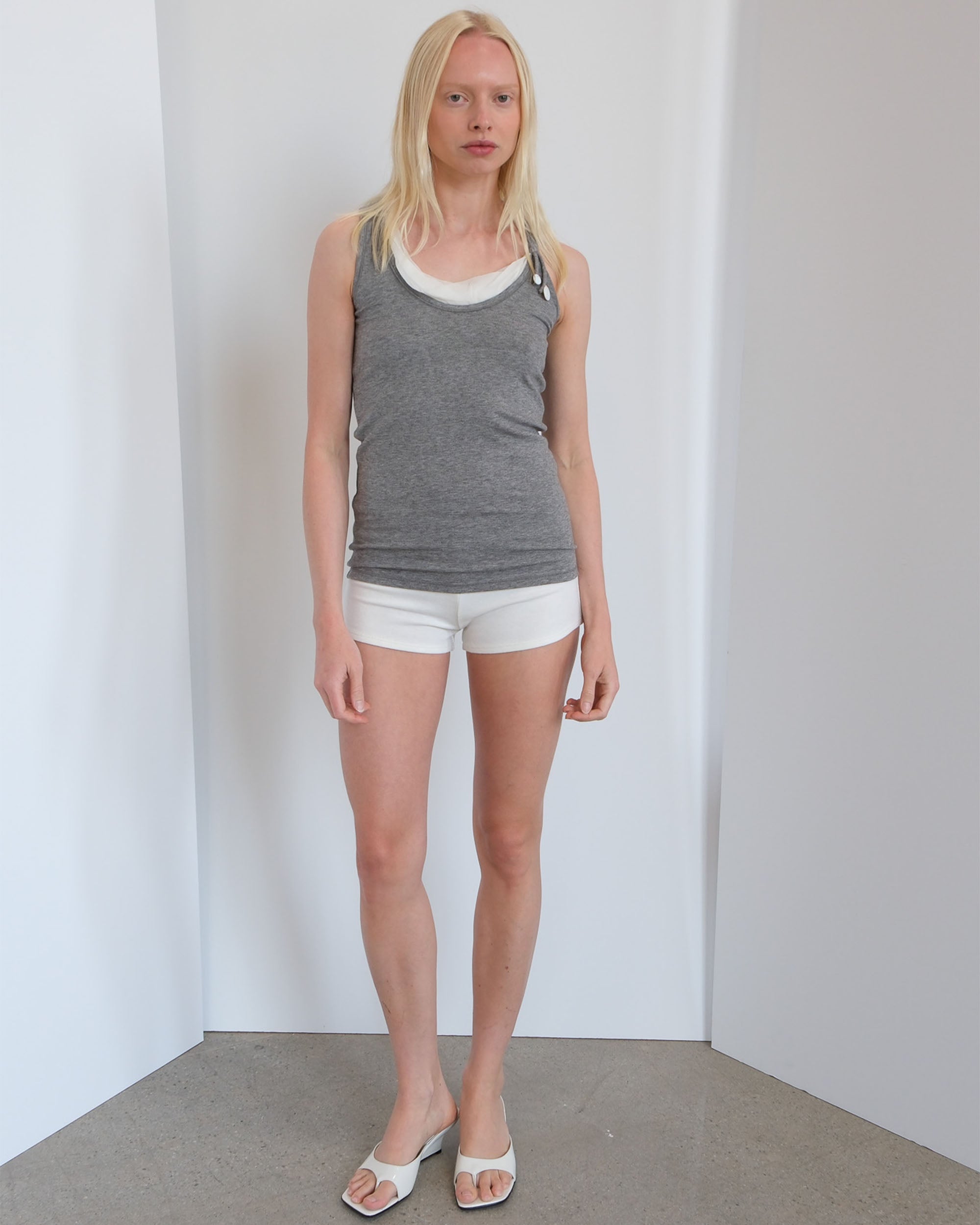 Lucia Top - Heather Grey
