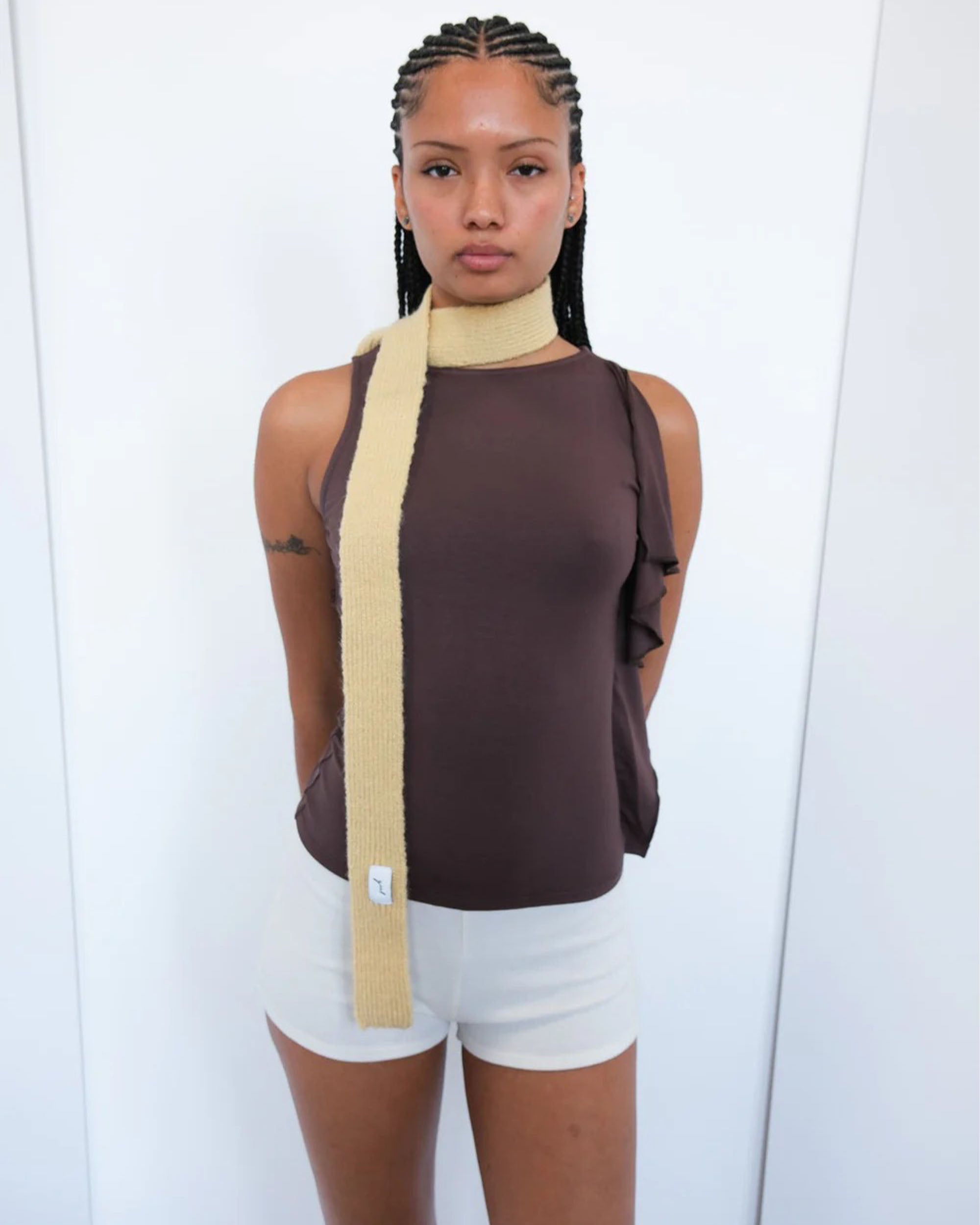 Skinny Scarf - Banana