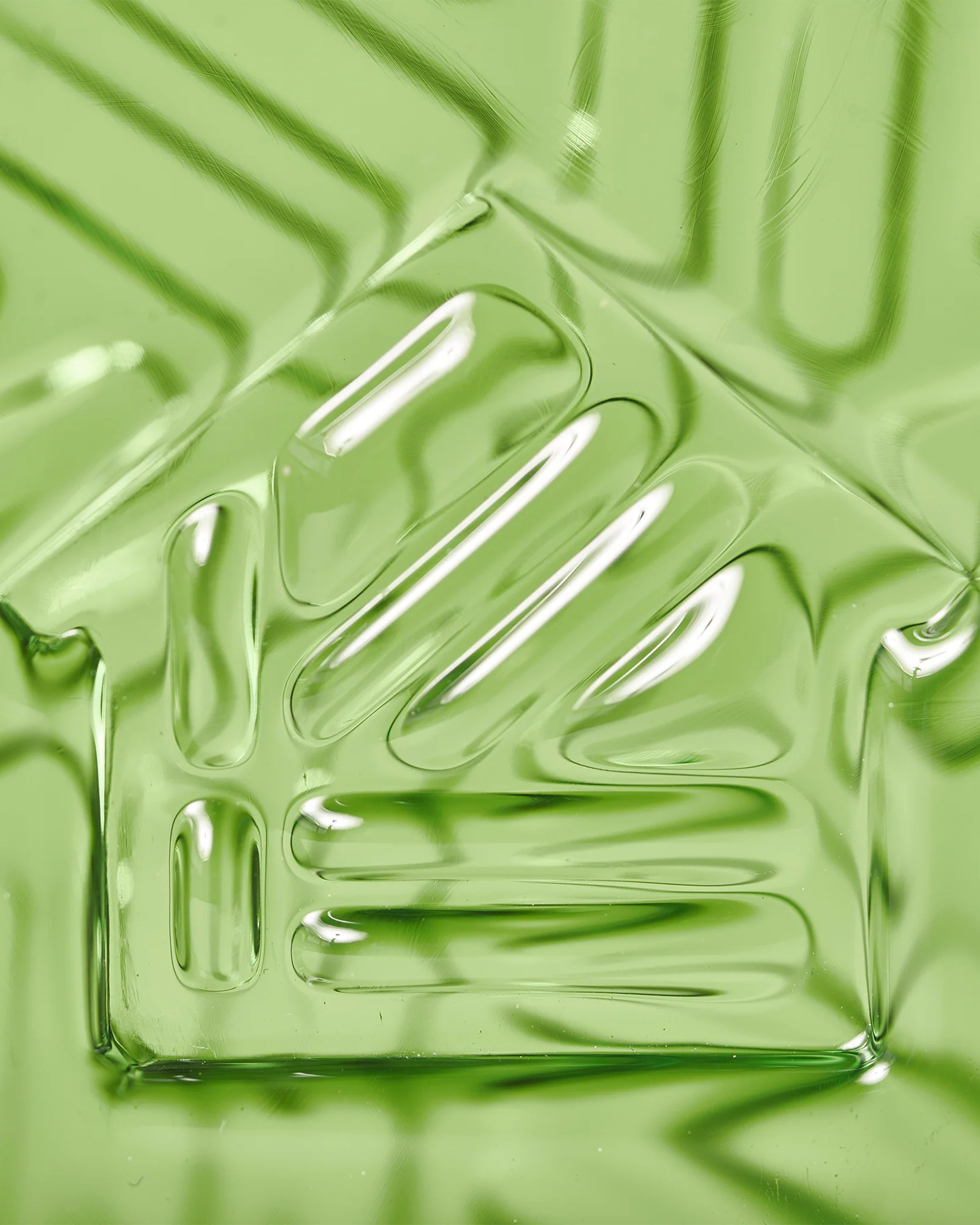 Glass Spice Grinder - Green