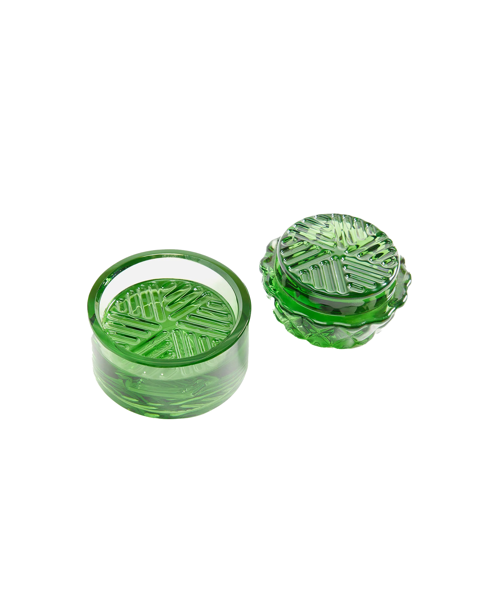 Glass Spice Grinder - Green