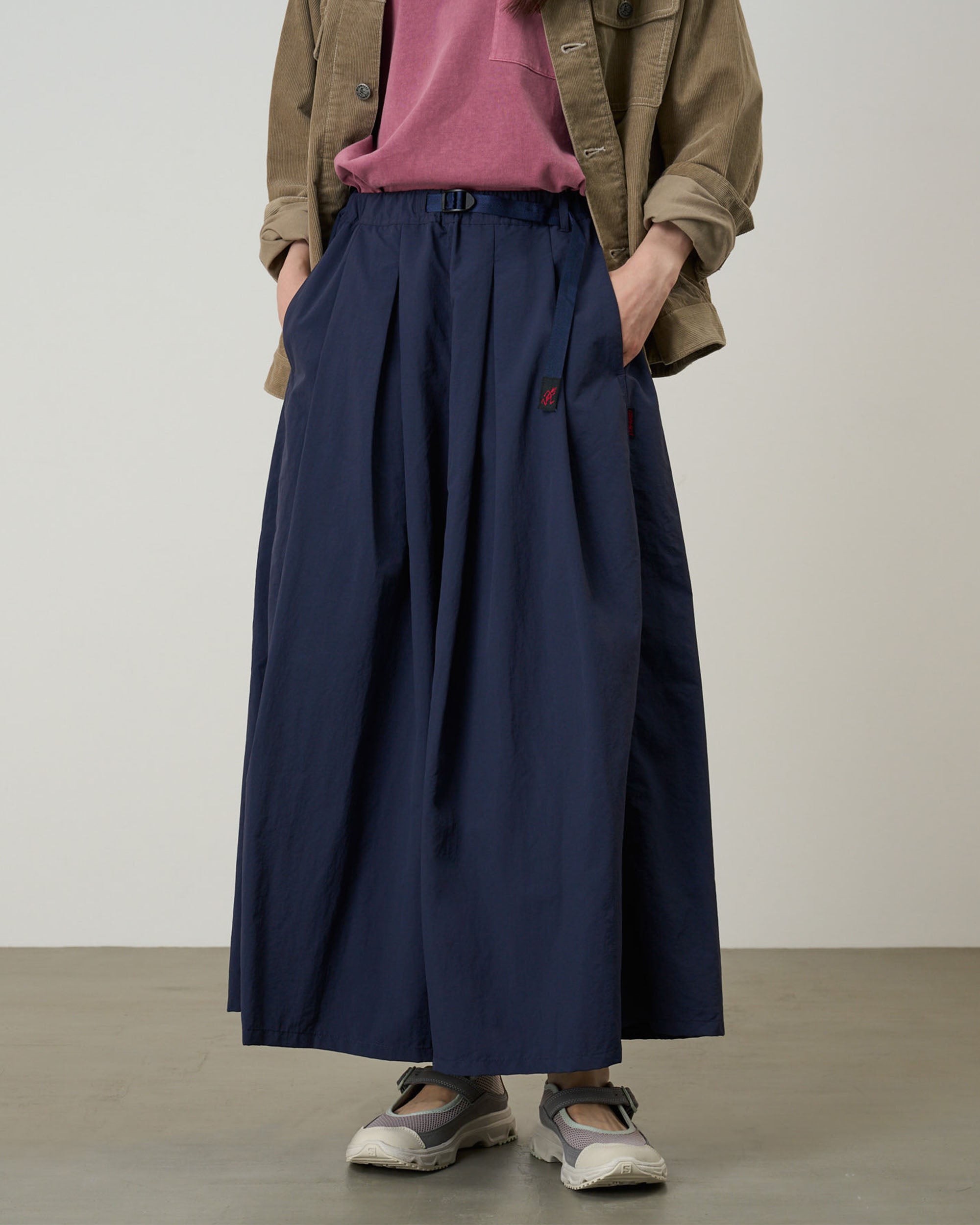 Nylon Flare Pant - British Navy